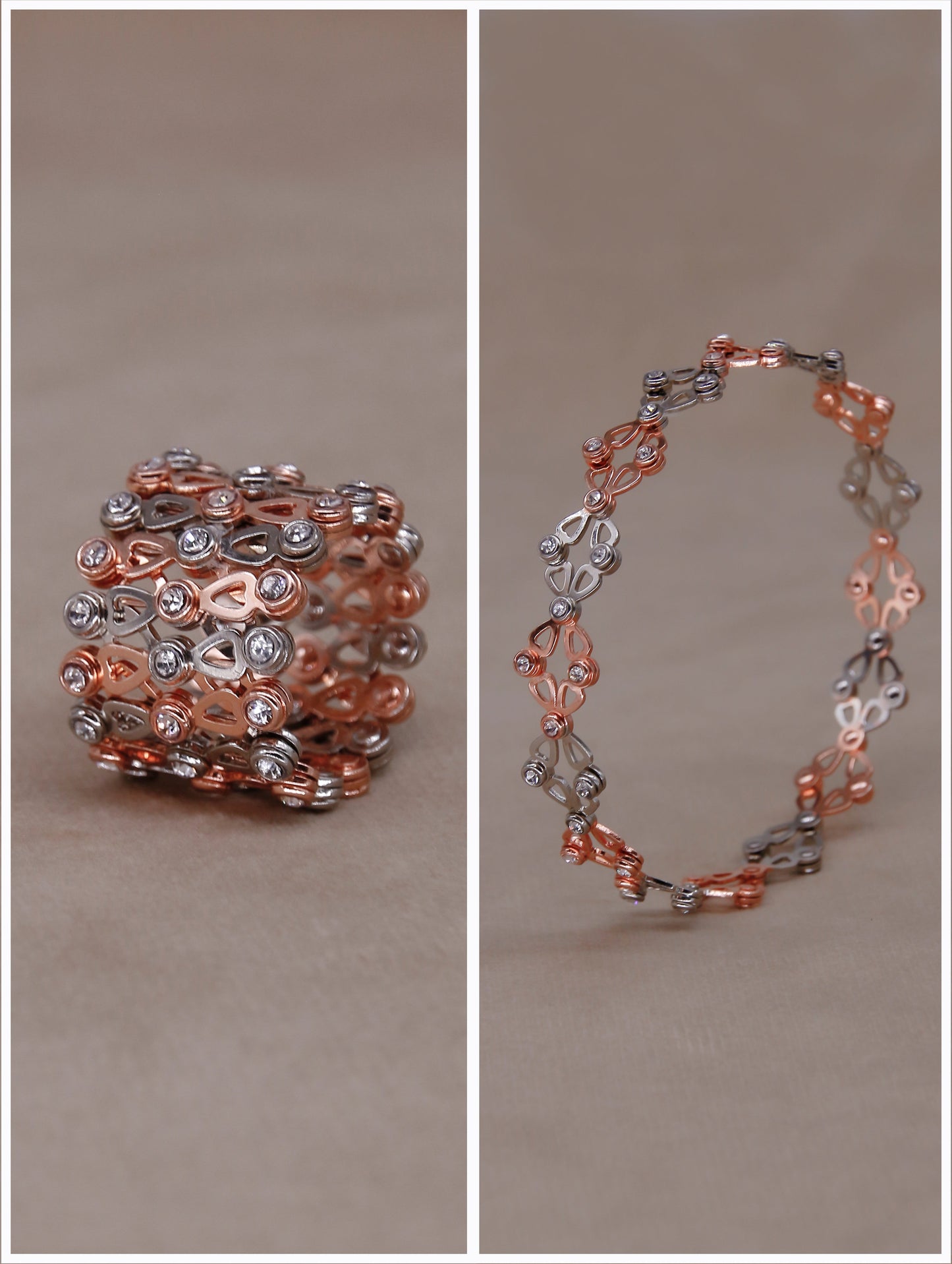 AAFREEN BRACELET CUM RING (STYLE 8015)