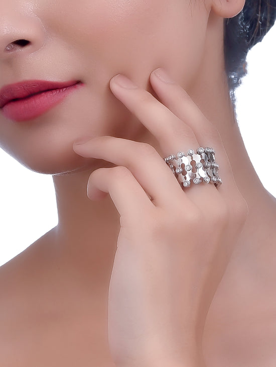 AAFREEN BRACELET CUM RING (STYLE 8015)