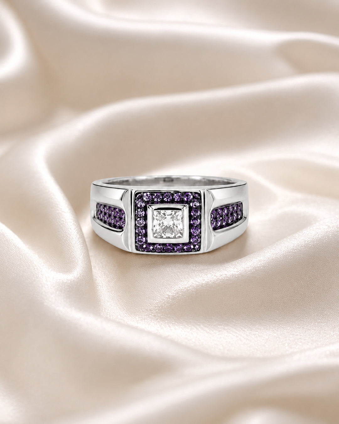 CRIMSON SOVEREIGN GENTS RING