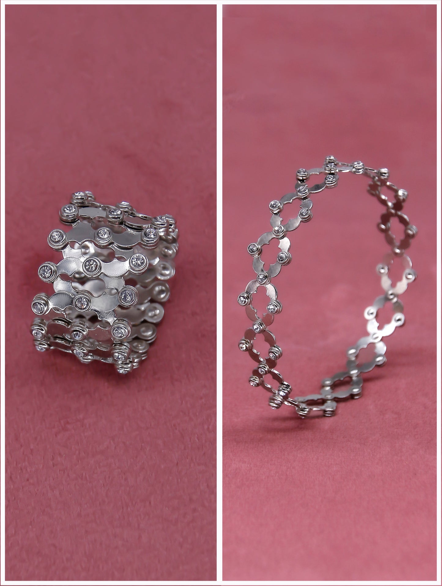 AAFREEN BRACELET CUM RING (STYLE 8015)