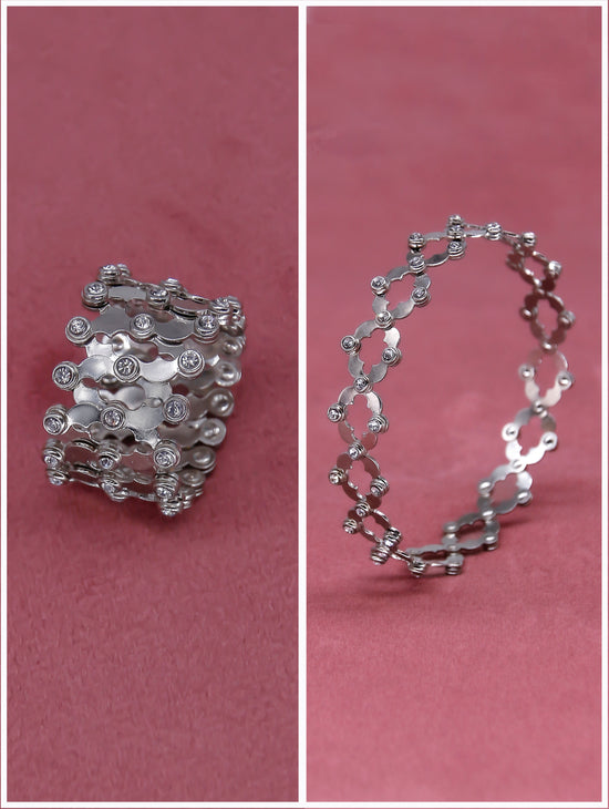AAFREEN BRACELET CUM RING (STYLE 8015)