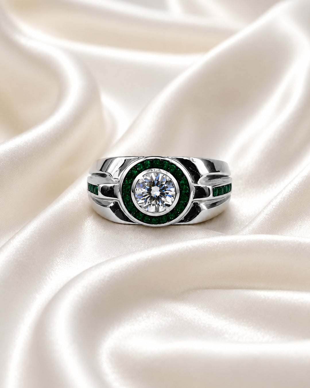 IMPERIAL HALO SIGNET GENTS RING
