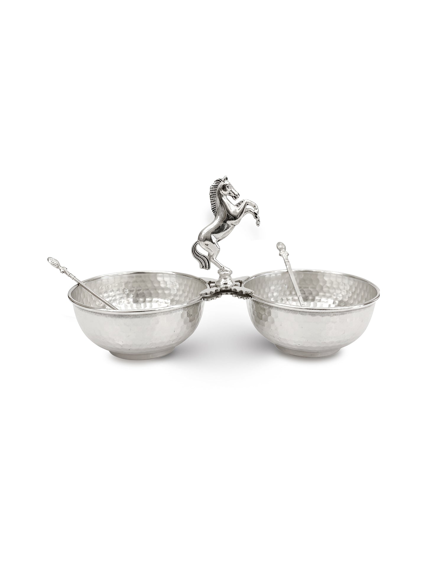 Silver Coated  Noble Horse Unity Bowl