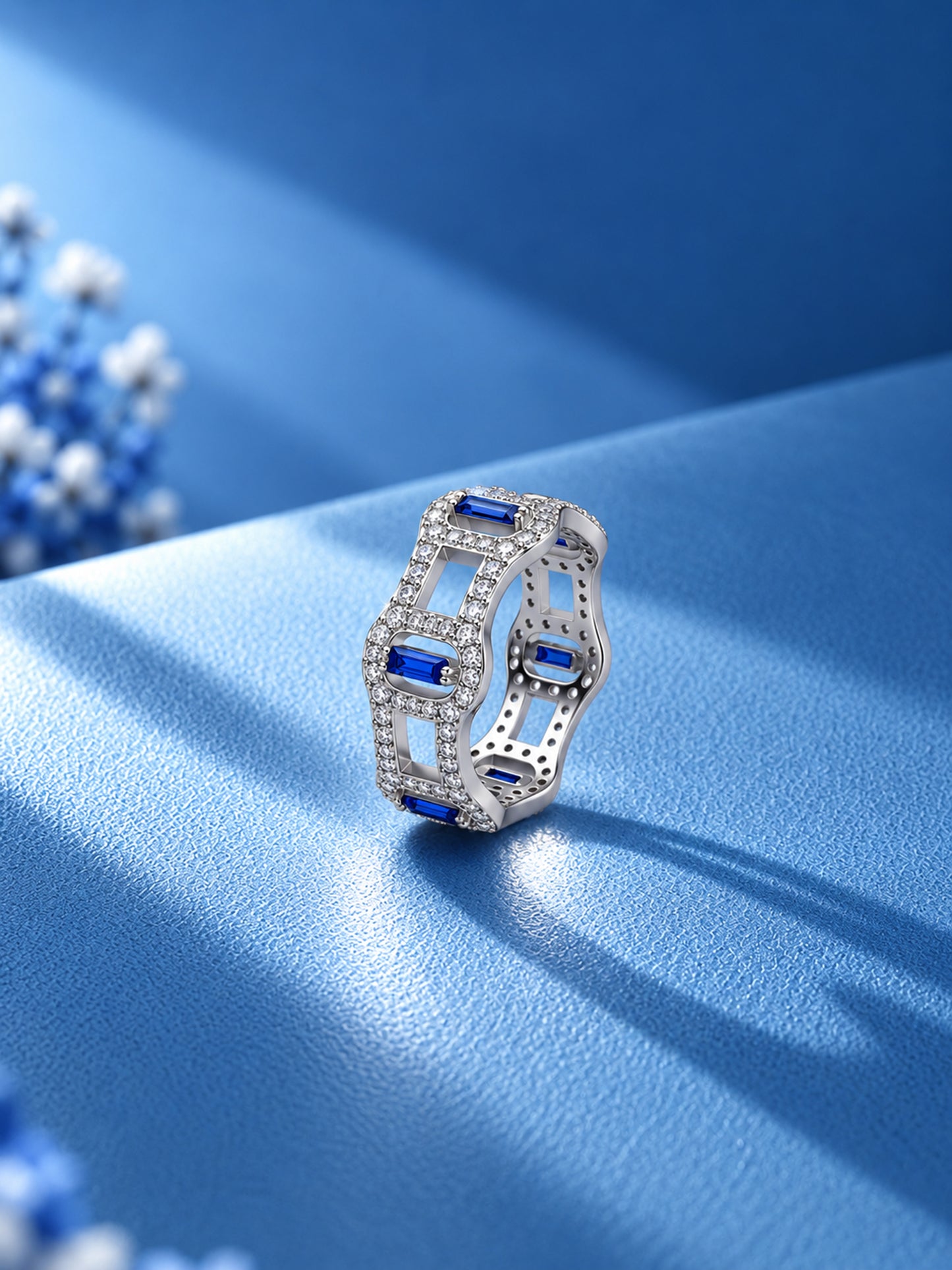 Blue Velvet Ring