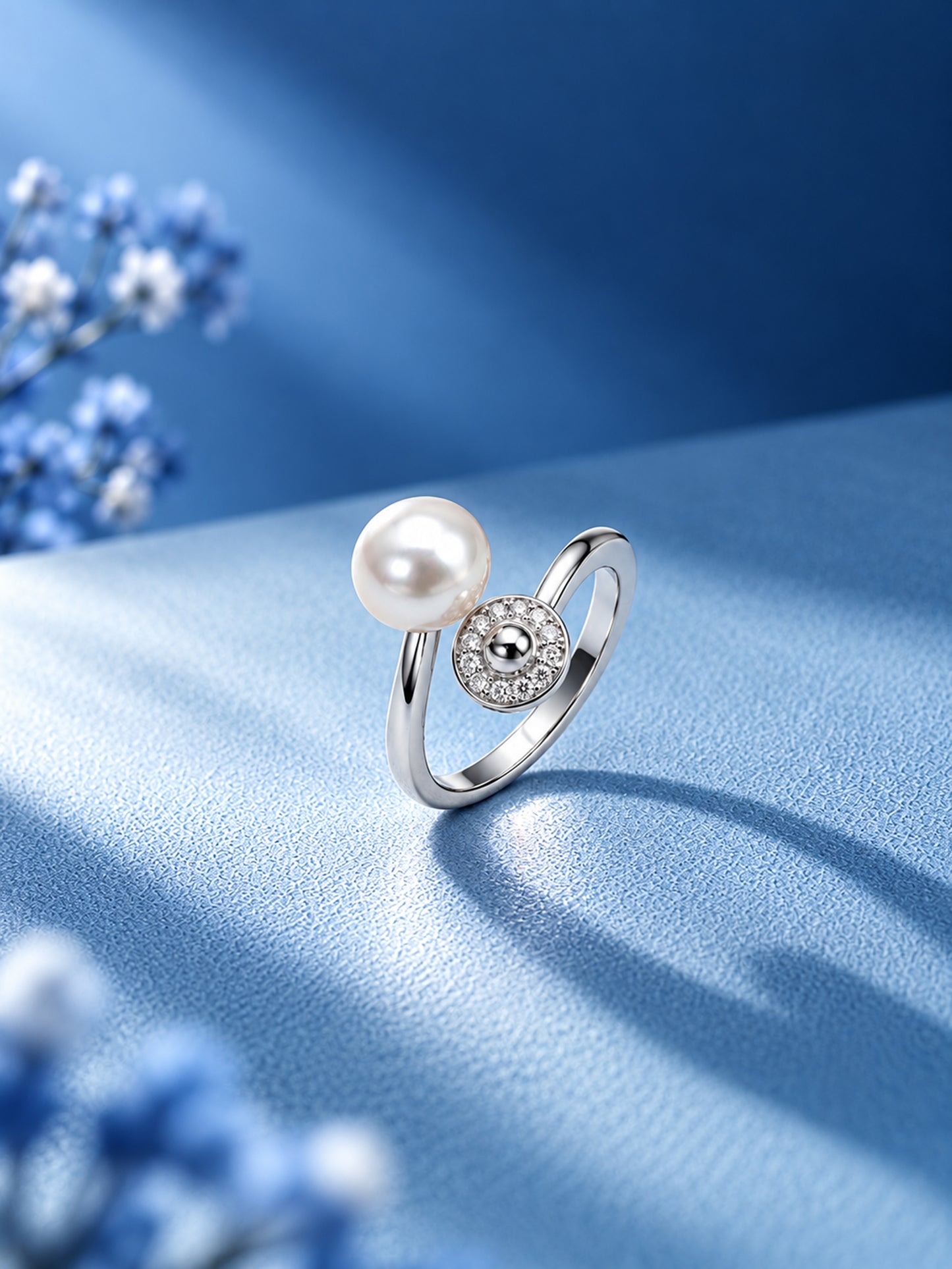 Pearl Orbit Ring