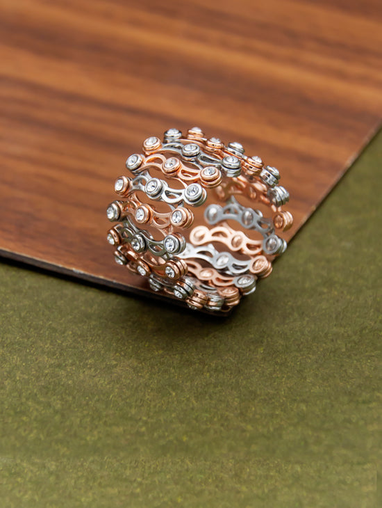 2 In 1 Magic Retractable Ring Bracelet Creative Twist Folding Ring Crystal  Rhinestone Bracelets Women Fashion Jewelry Gift - AliExpress