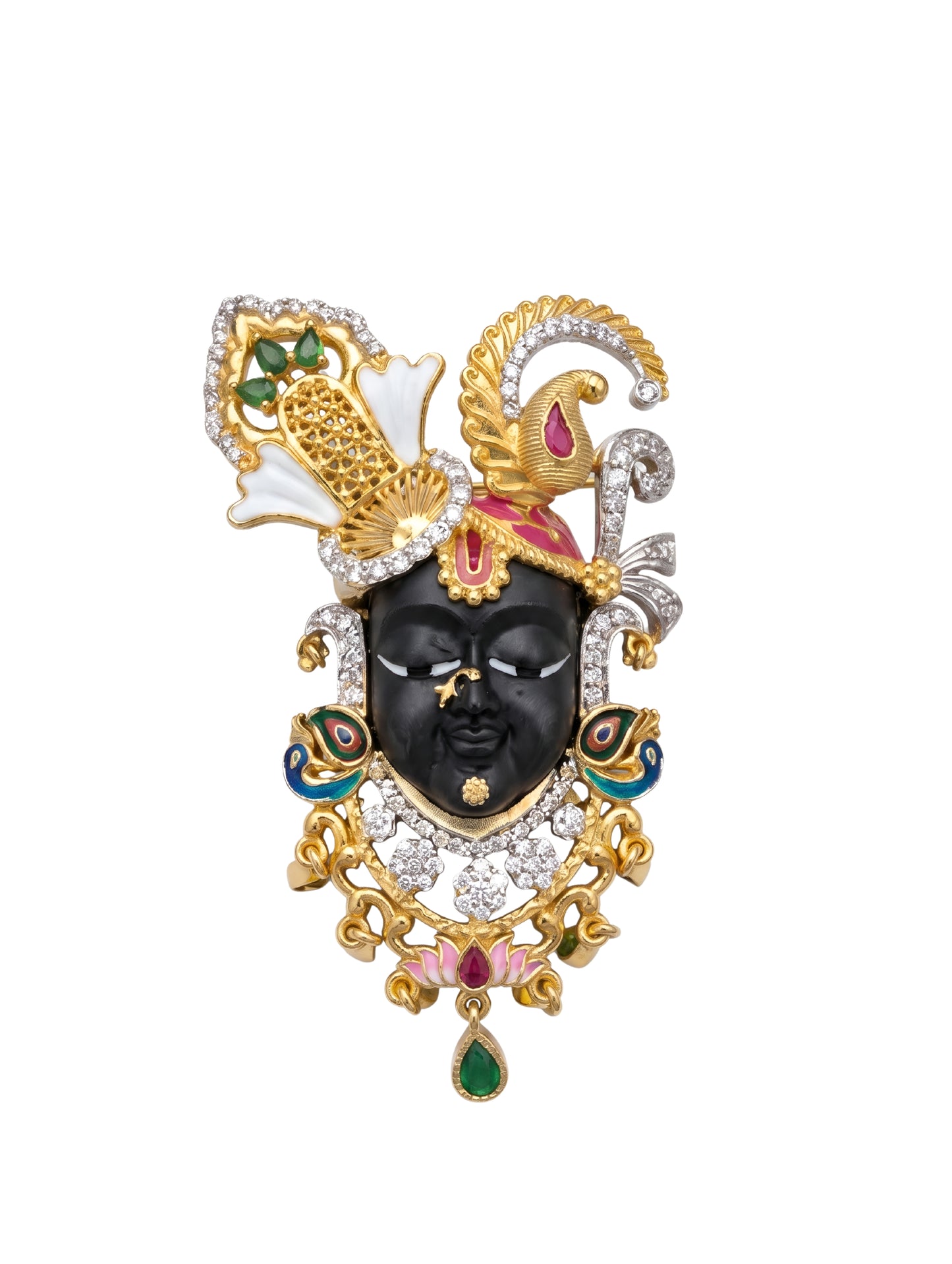 The Pushtimarg Divine Pendant Brooch