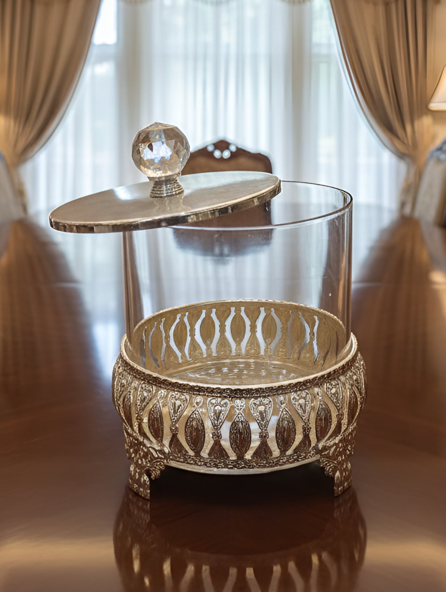 Silver Coated  Imperial Crystal Vault