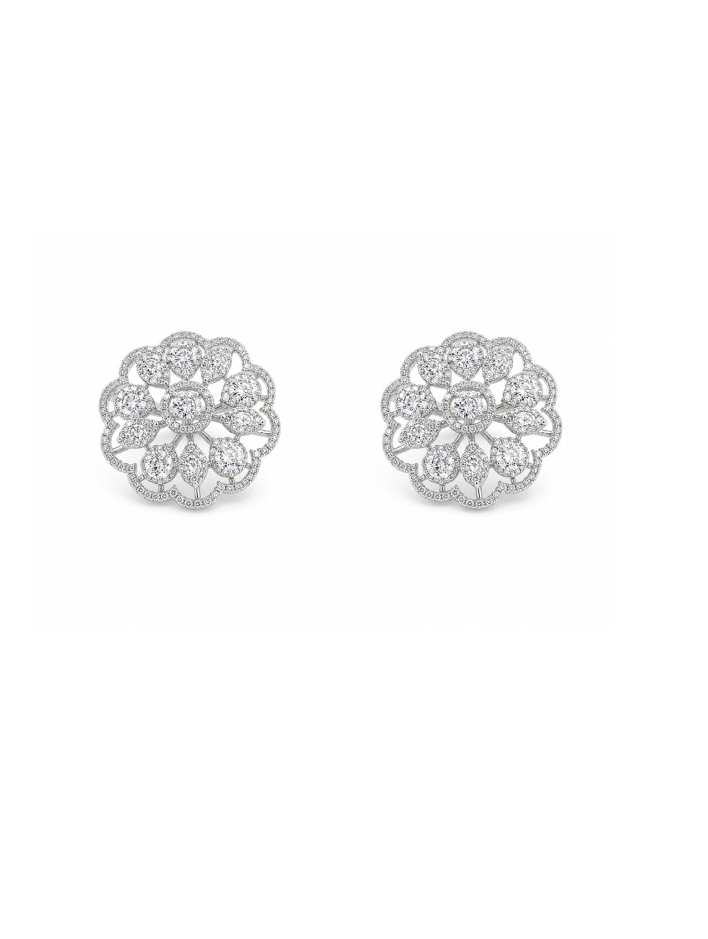 Blossom Lace Stud Earrings