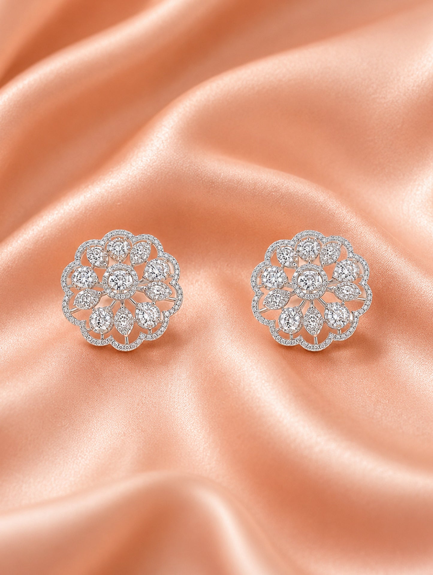 Blossom Lace Stud Earrings
