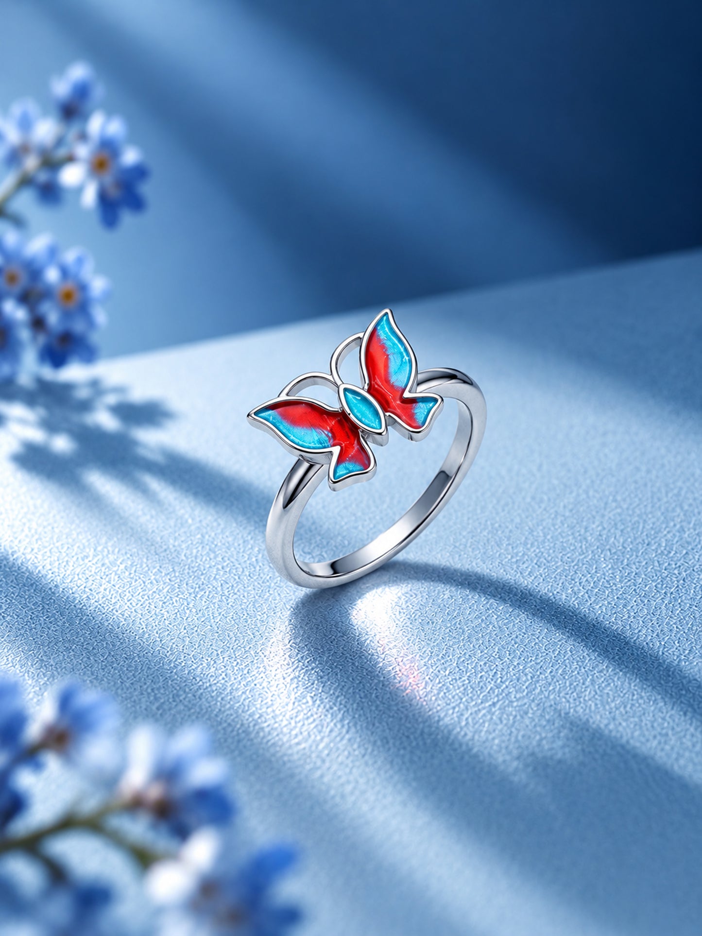 Aurora Butterfly Ring