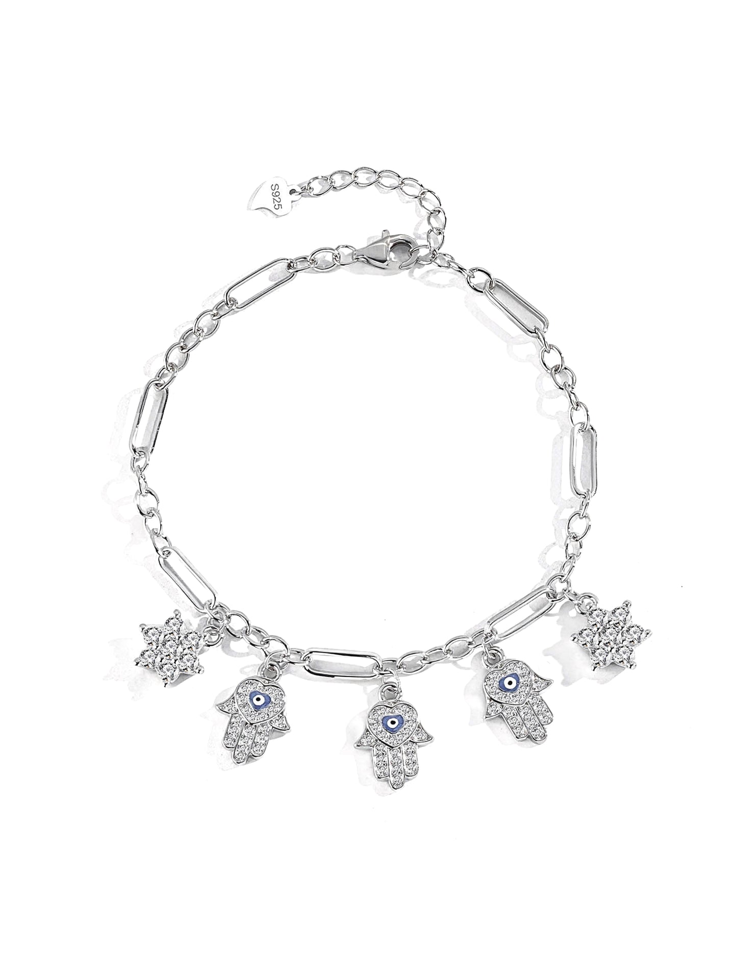 DIVINE HAND EVIL EYE BRACELET