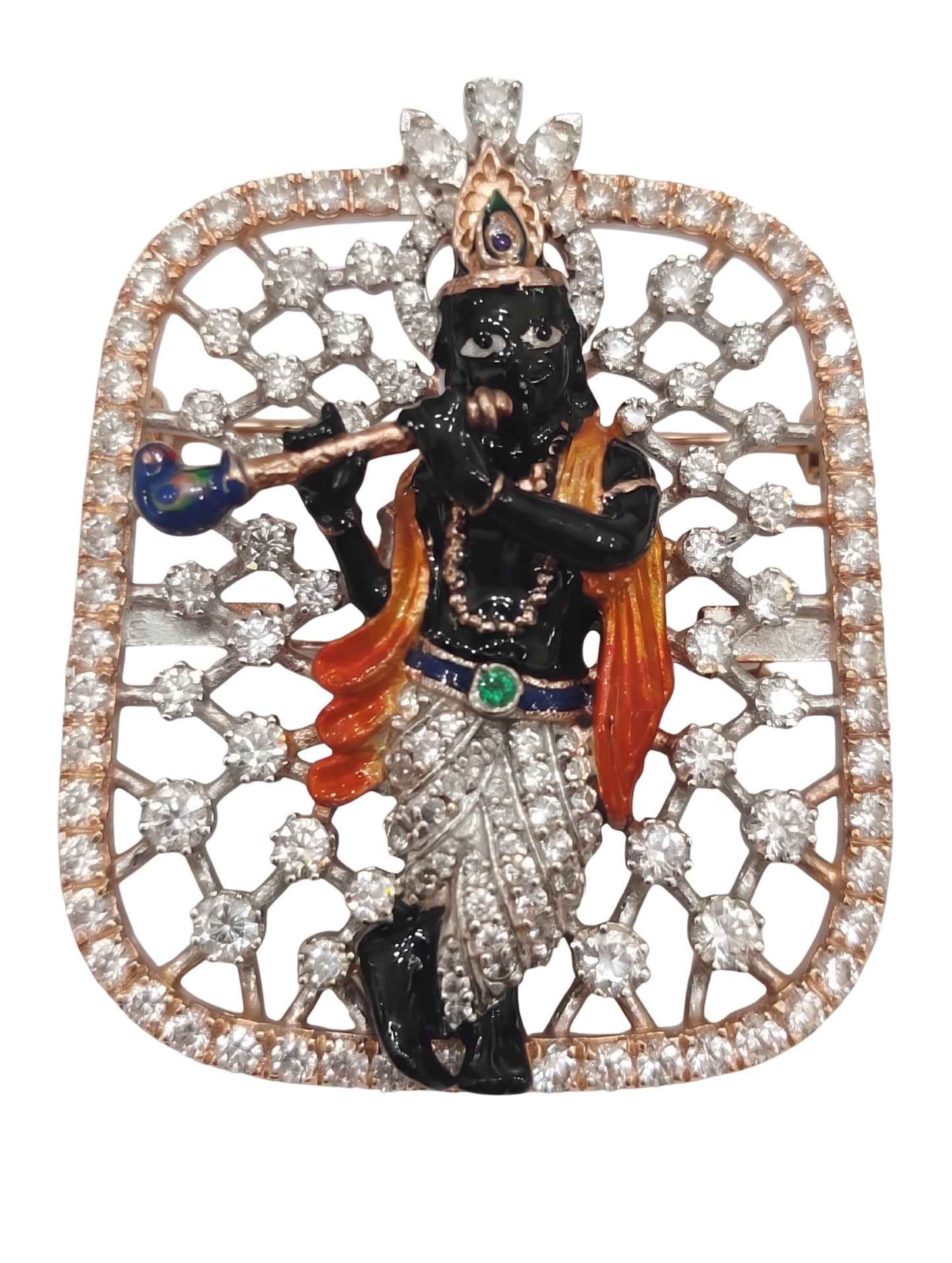 The Shyam-Jharokha Pendant Brooch