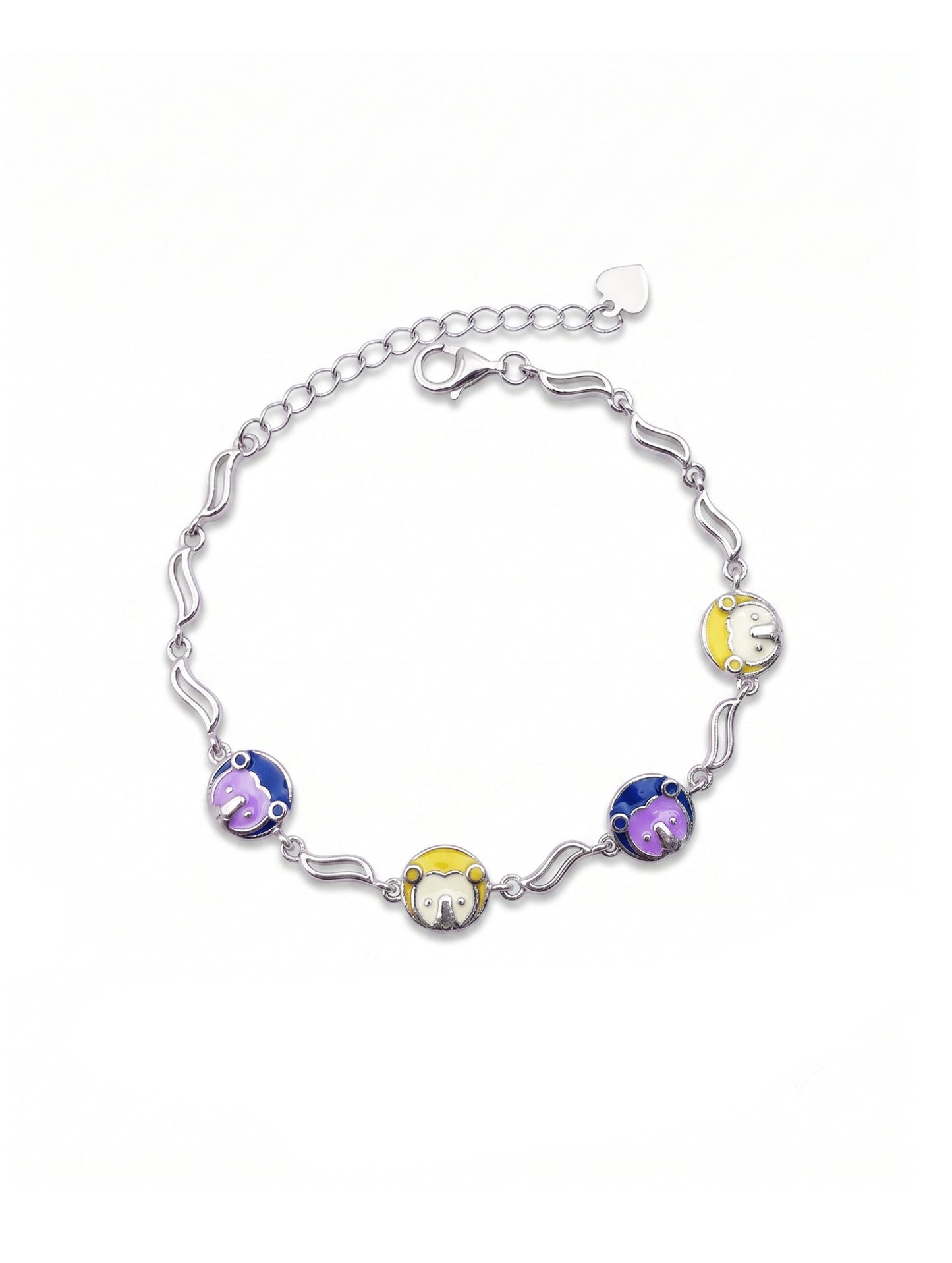 Happy Hippo Charm Bracelet