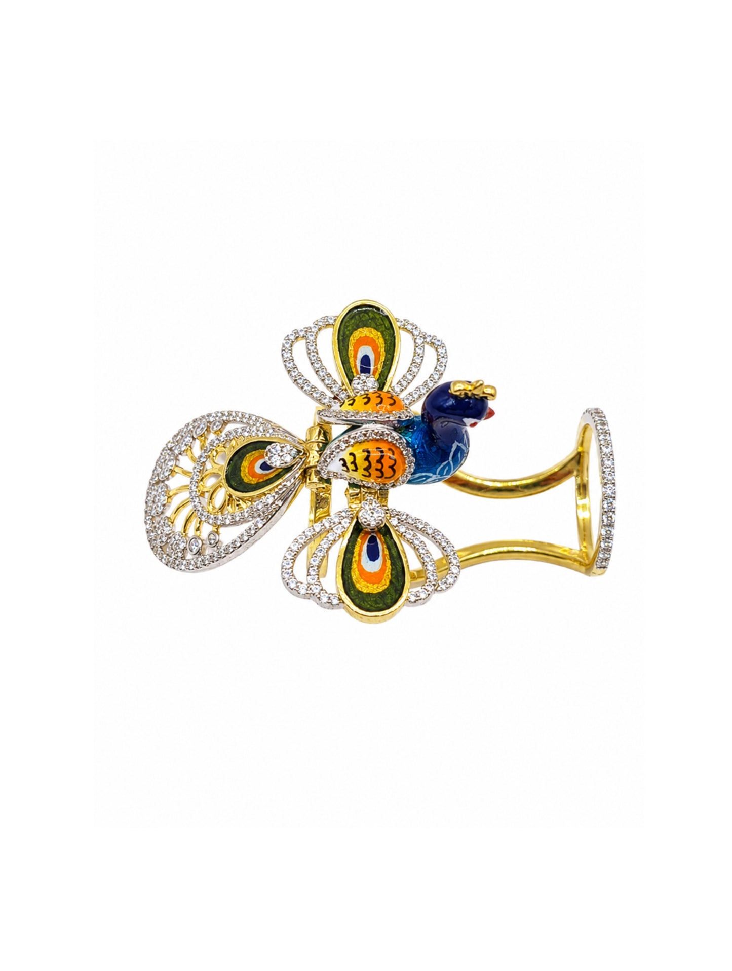 Premium Mayura Enamel Ring