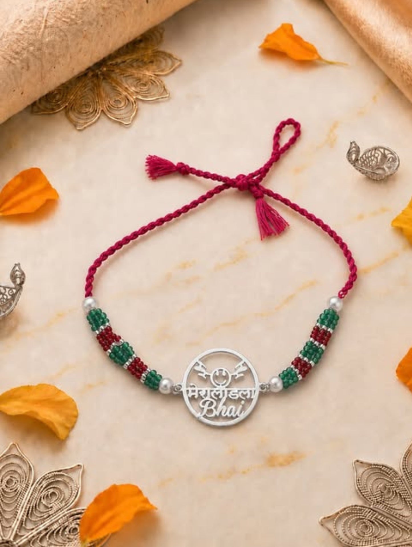 Mera Laadla Bhai Silver Rakhi