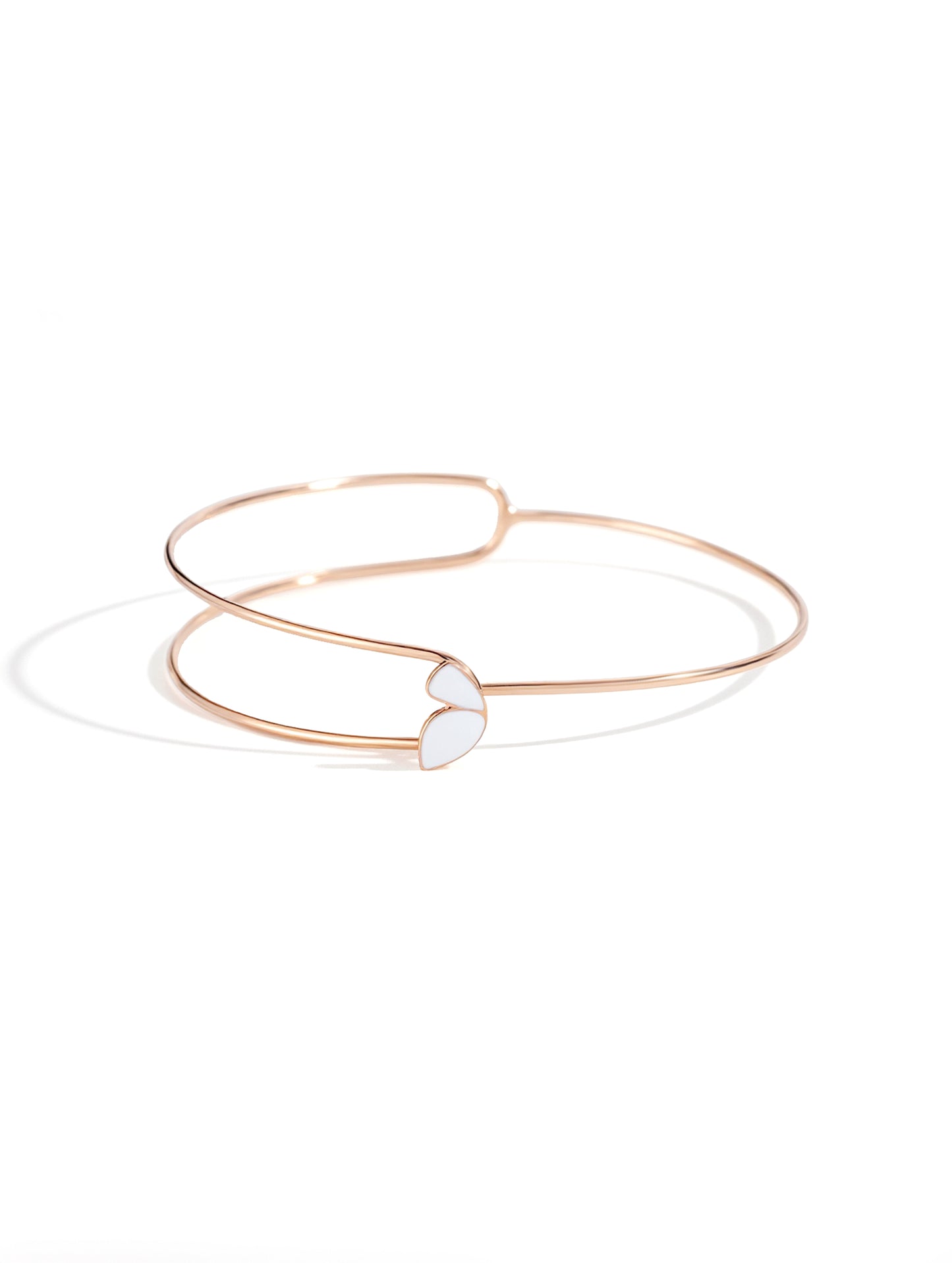 Rose Aura Open Bracelet