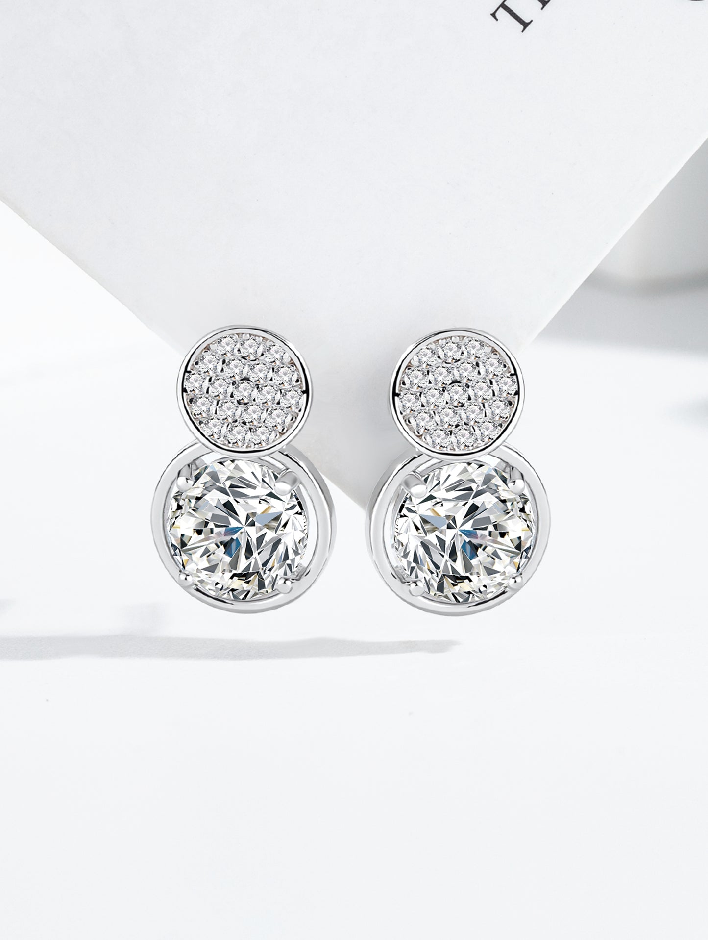 DOUBLE DAZZLE DROPS EARRINGS