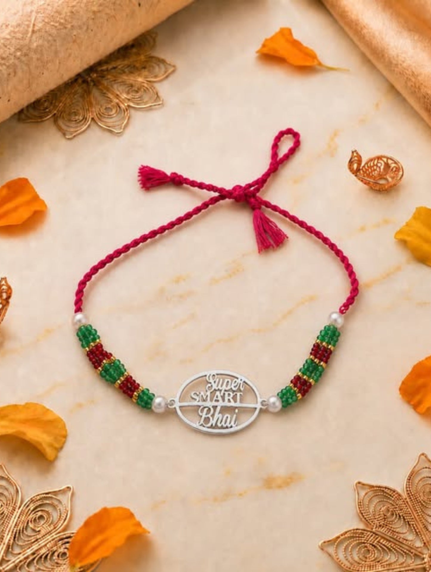 Super Smart Bhai Silver Rakhi