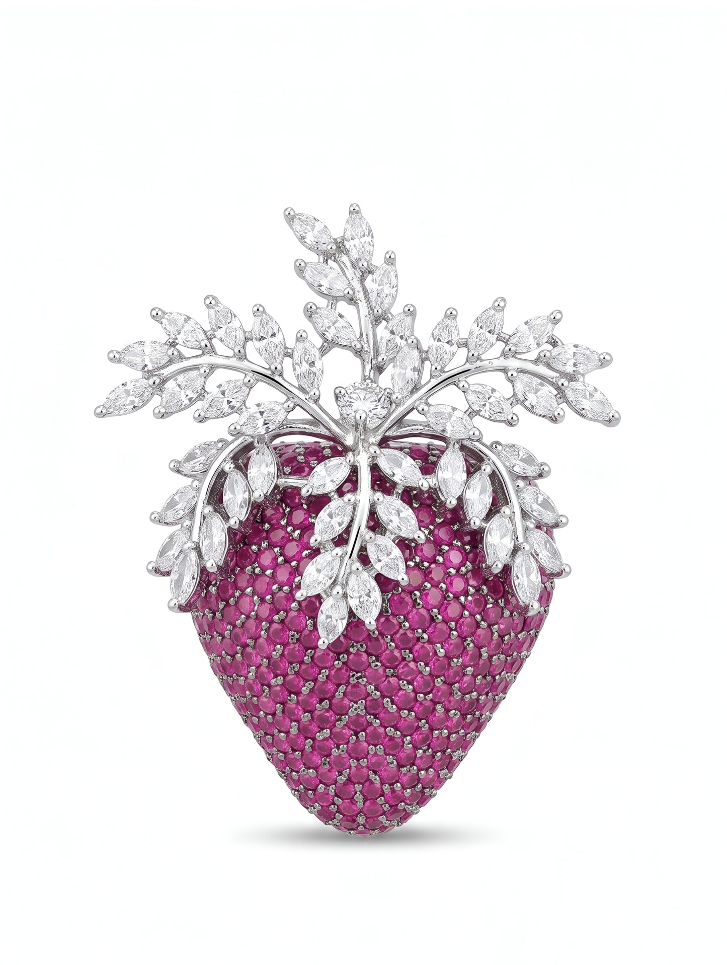 Blushing Berry Bloom Brooch