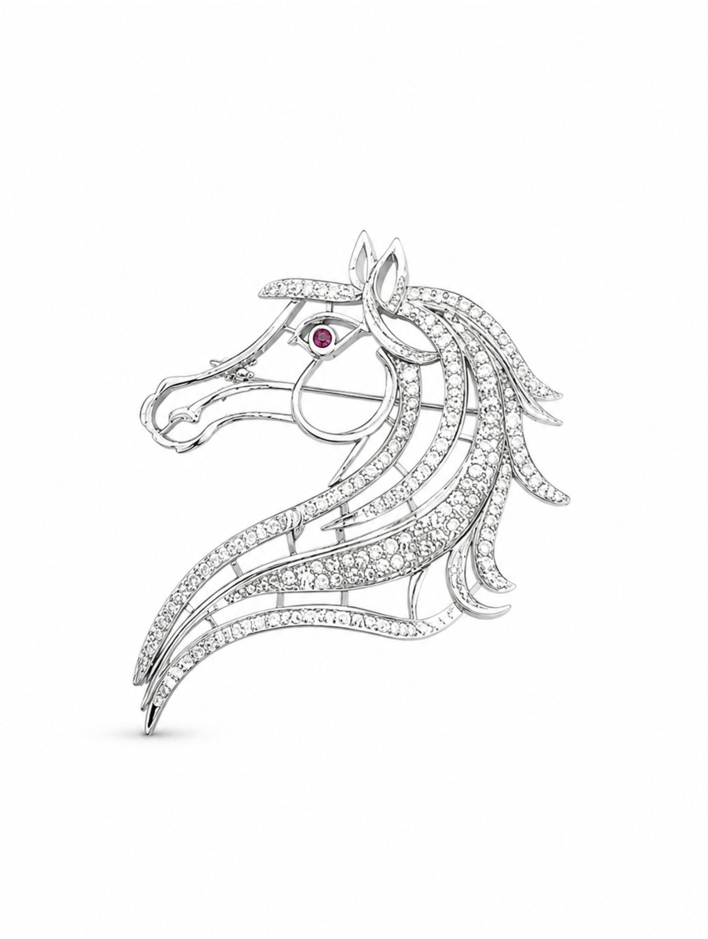 IMPERIAL HORSE CREST BROOCH