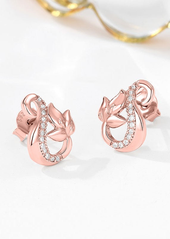Petal Rose Gold Pendant Set