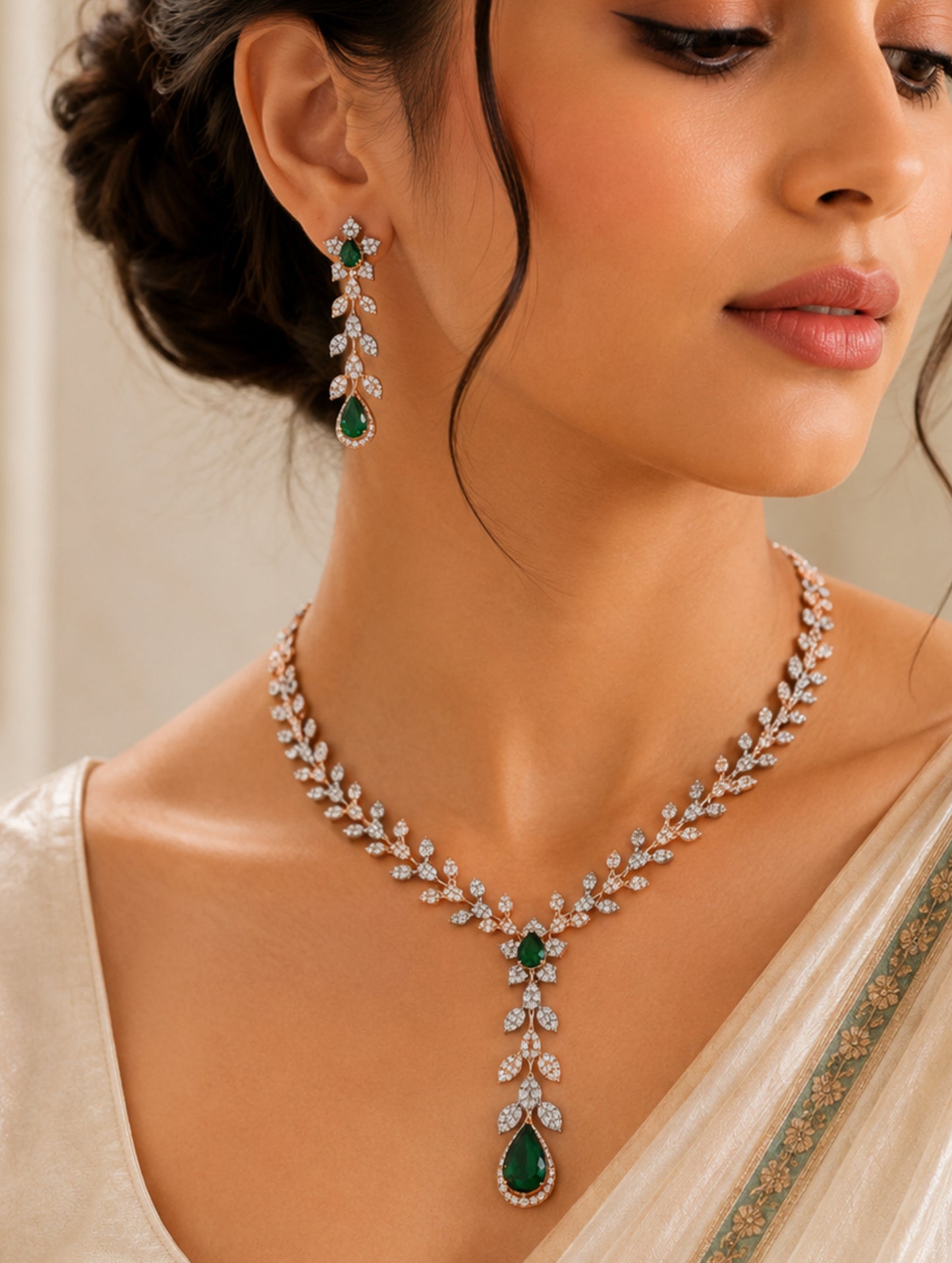 Premium Vine Elegance Necklace Set