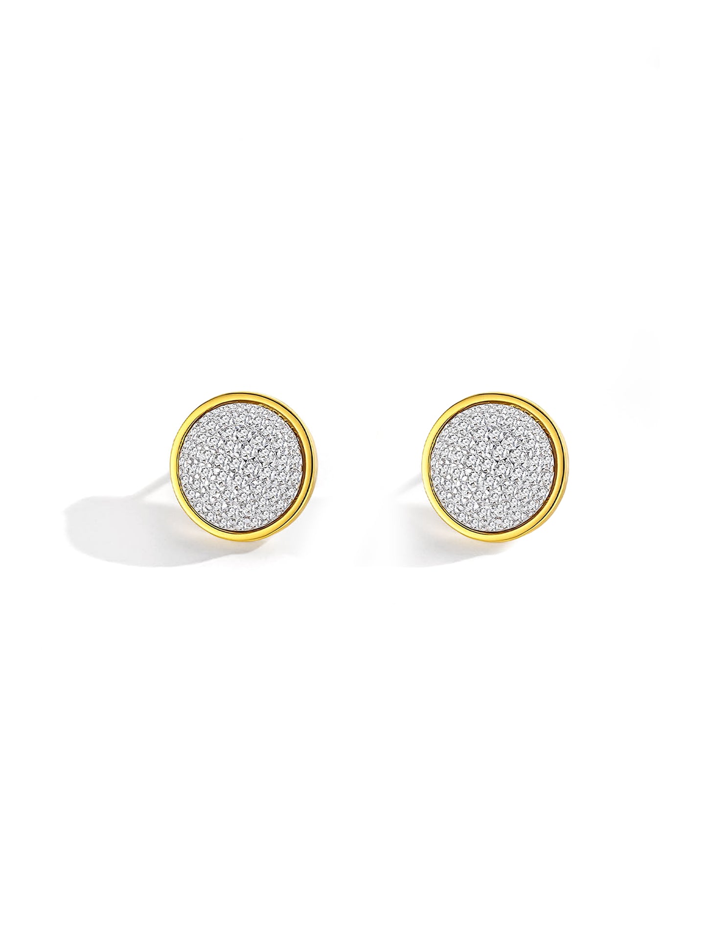 LUMI SPARK ROUND EARRINGS
