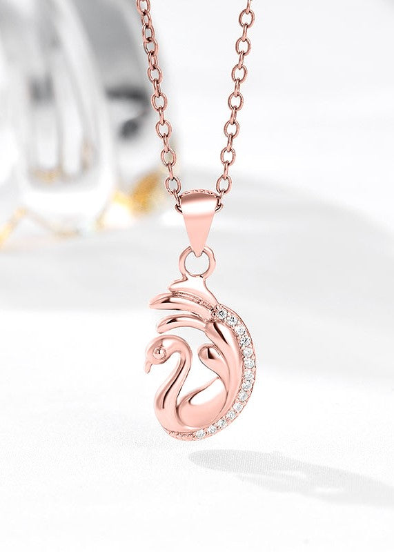 Swan Sparkle Pendant Set