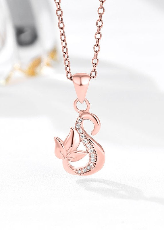 Petal Rose Gold Pendant Set