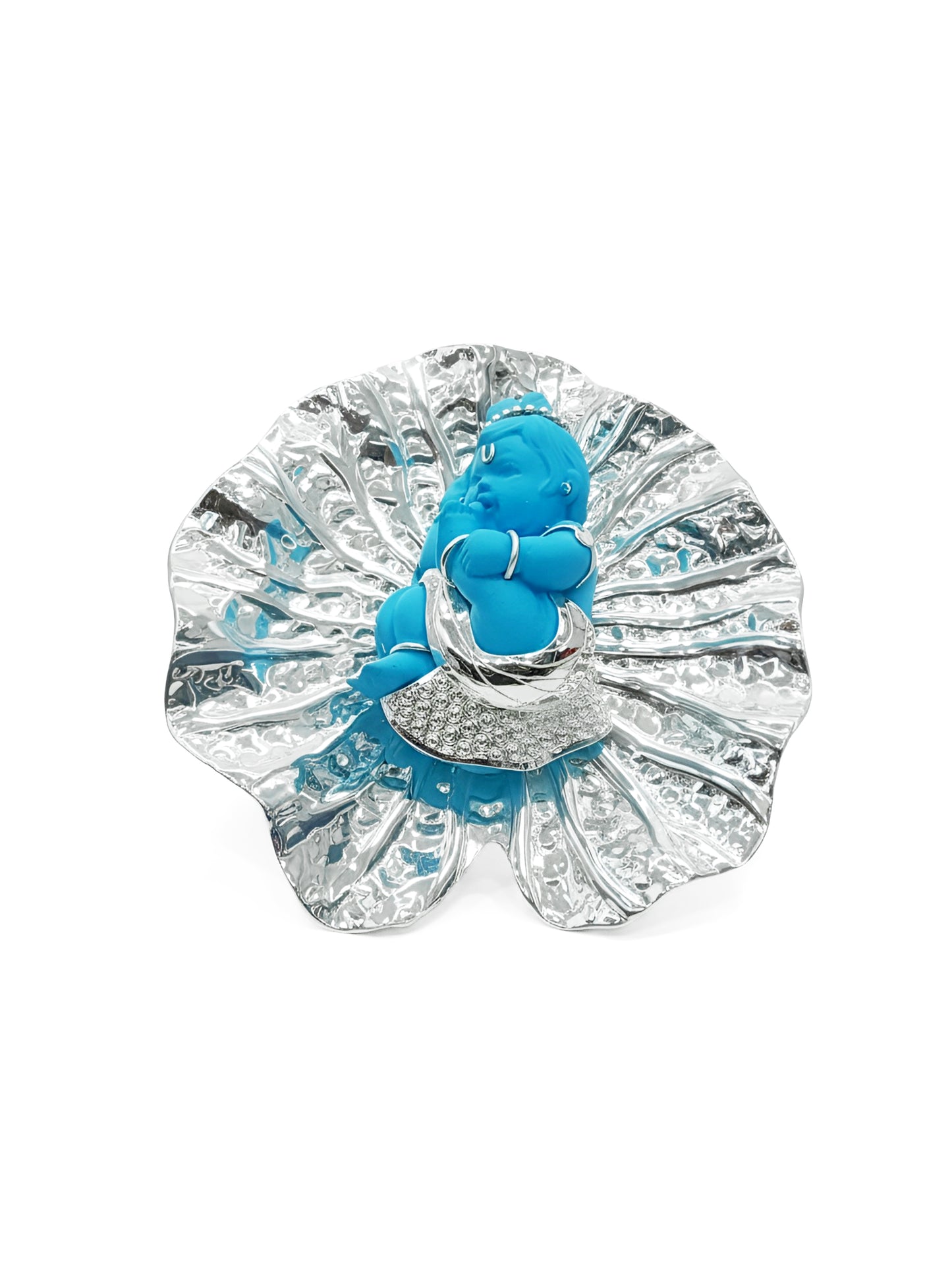 Shri Krishna Bal Roop Silver Coated Idol