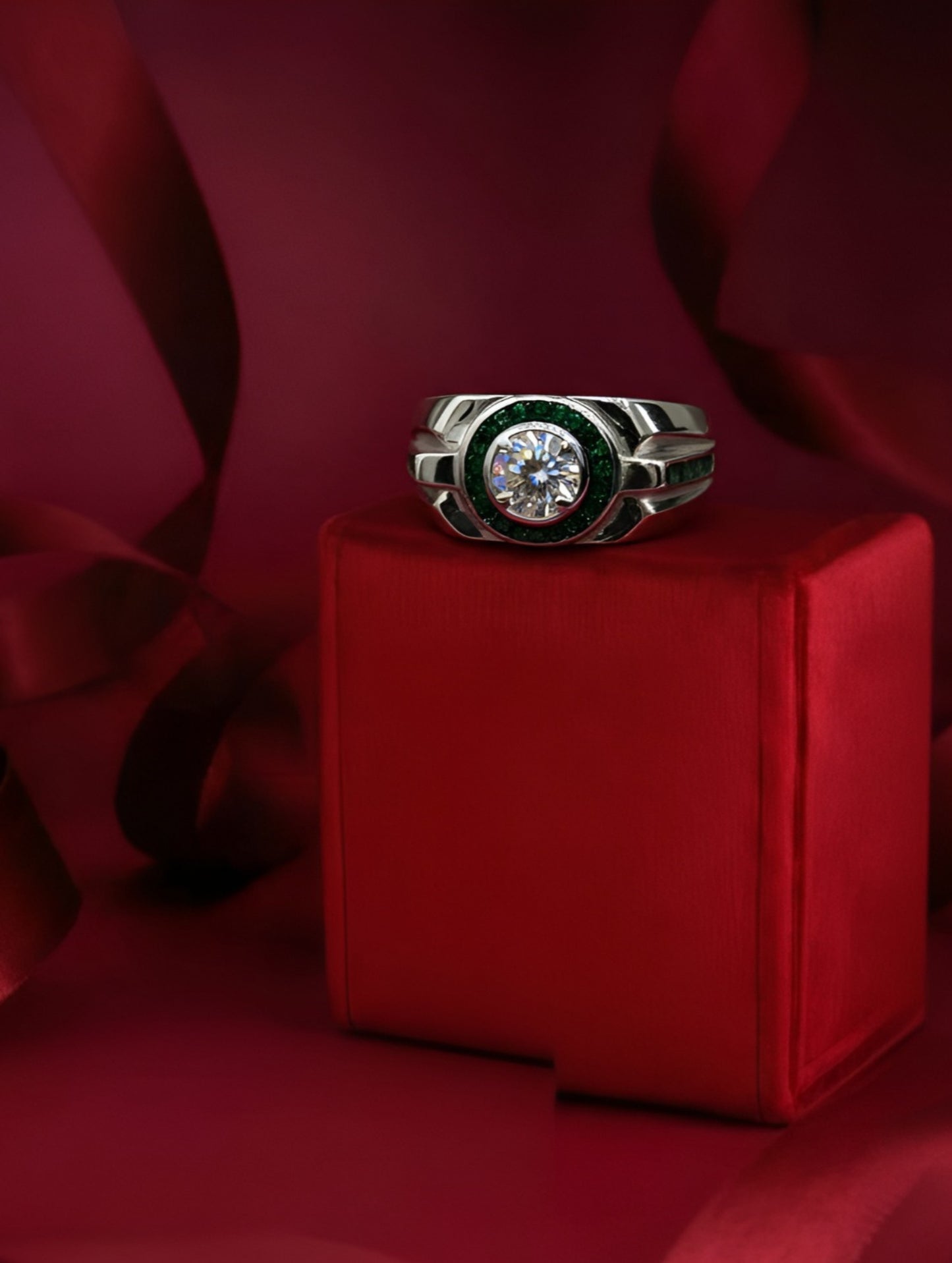 IMPERIAL HALO SIGNET GENTS RING