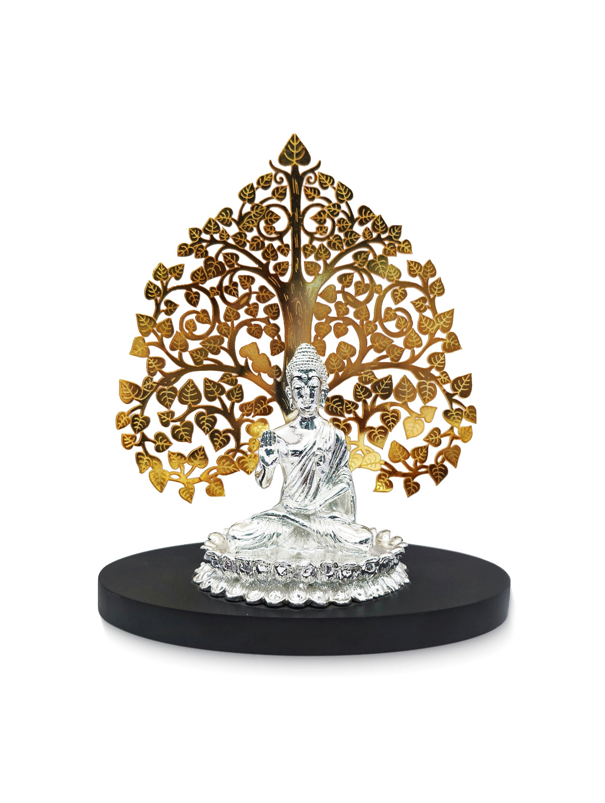 Divine Bodhi Buddha Silver Idol