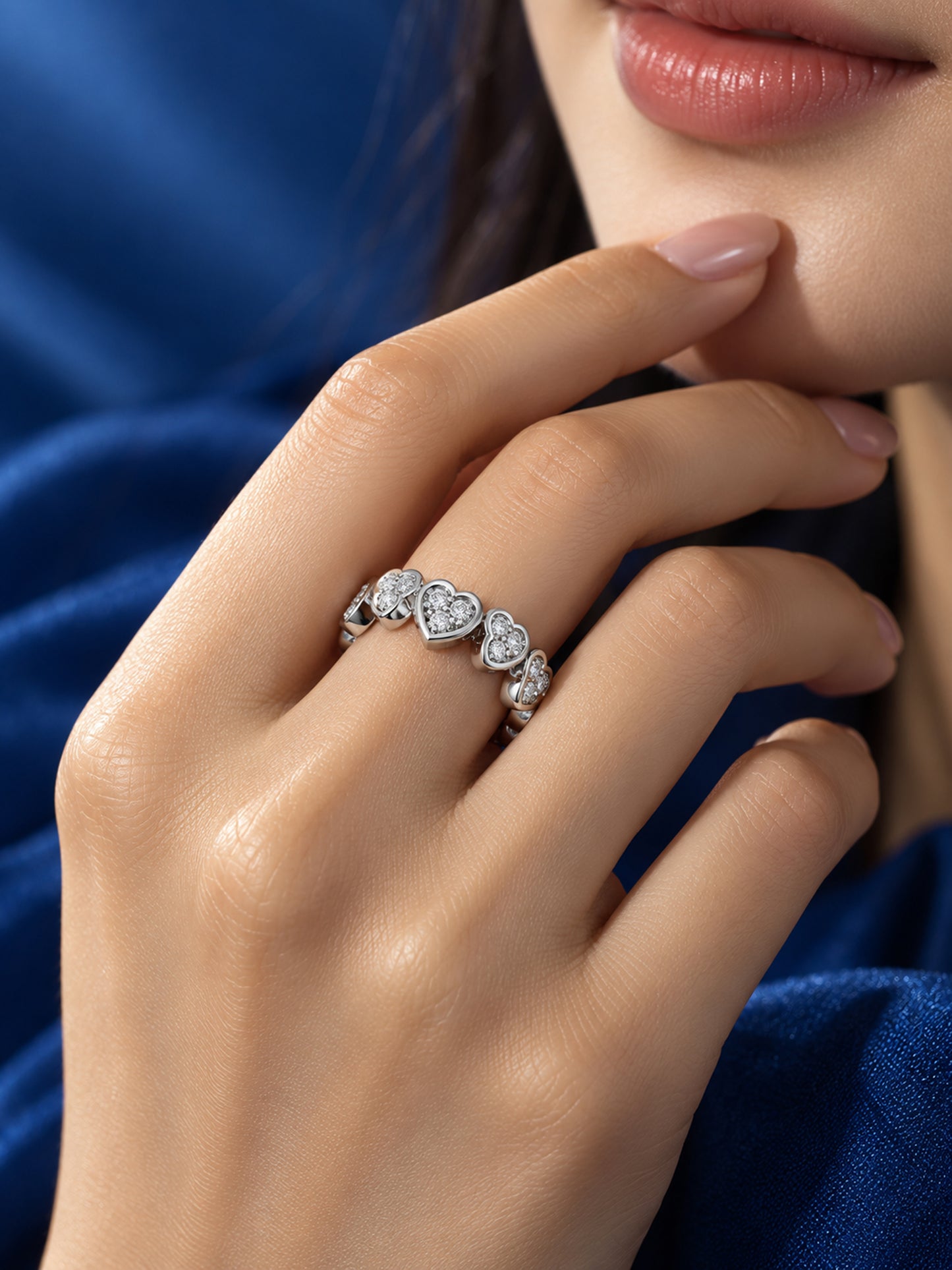 Infinity Hearts Ring