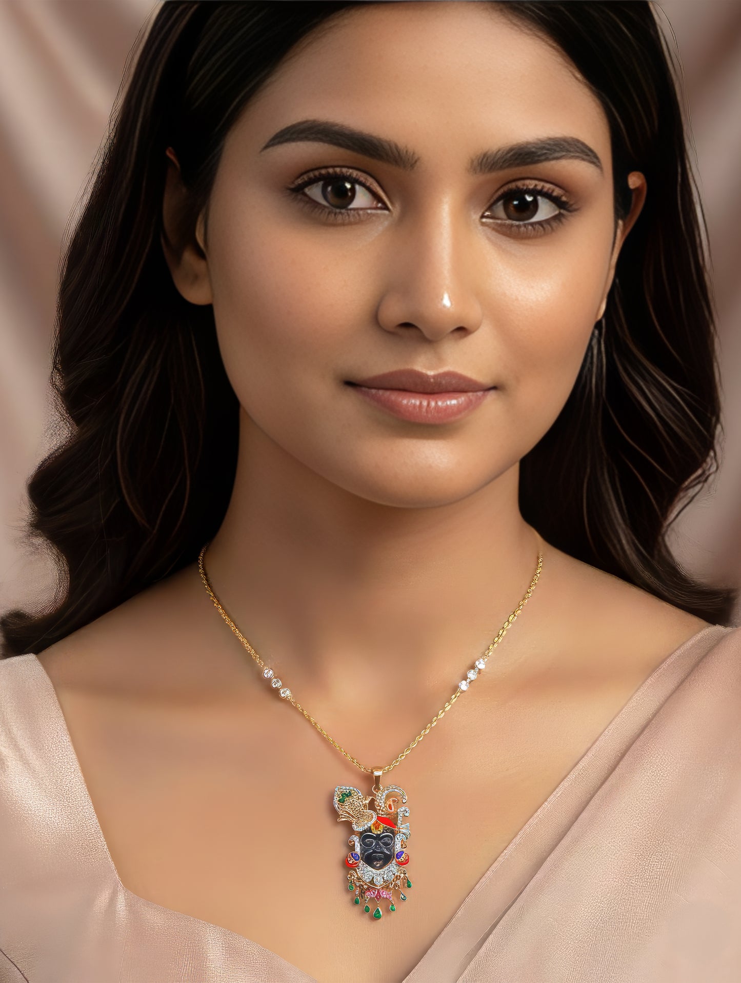 PREMIUM DIVINE KRISHNA AURA  PENDANT
