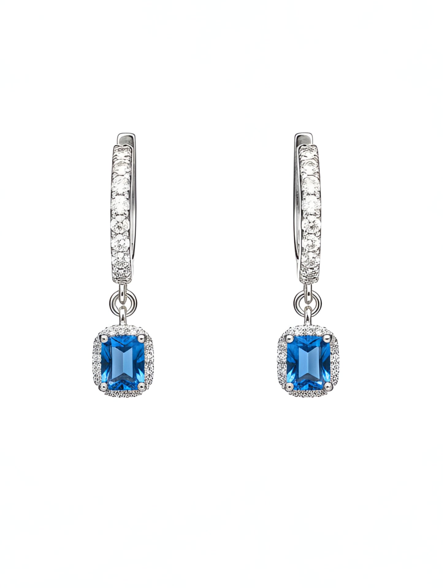 Premium Azure Grace Drop Earring