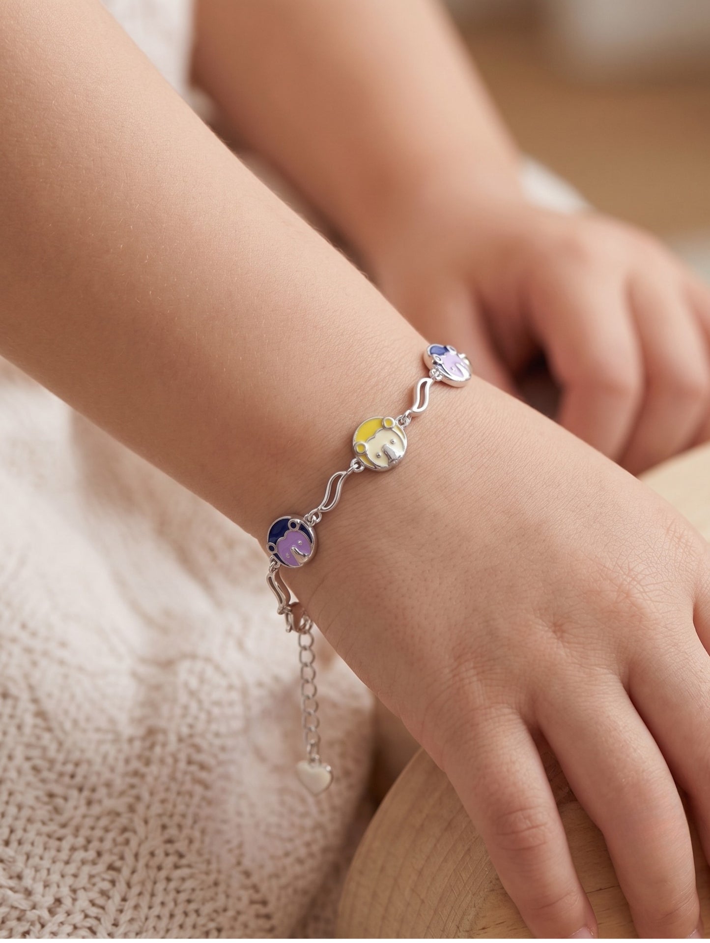 Happy Hippo Charm Bracelet