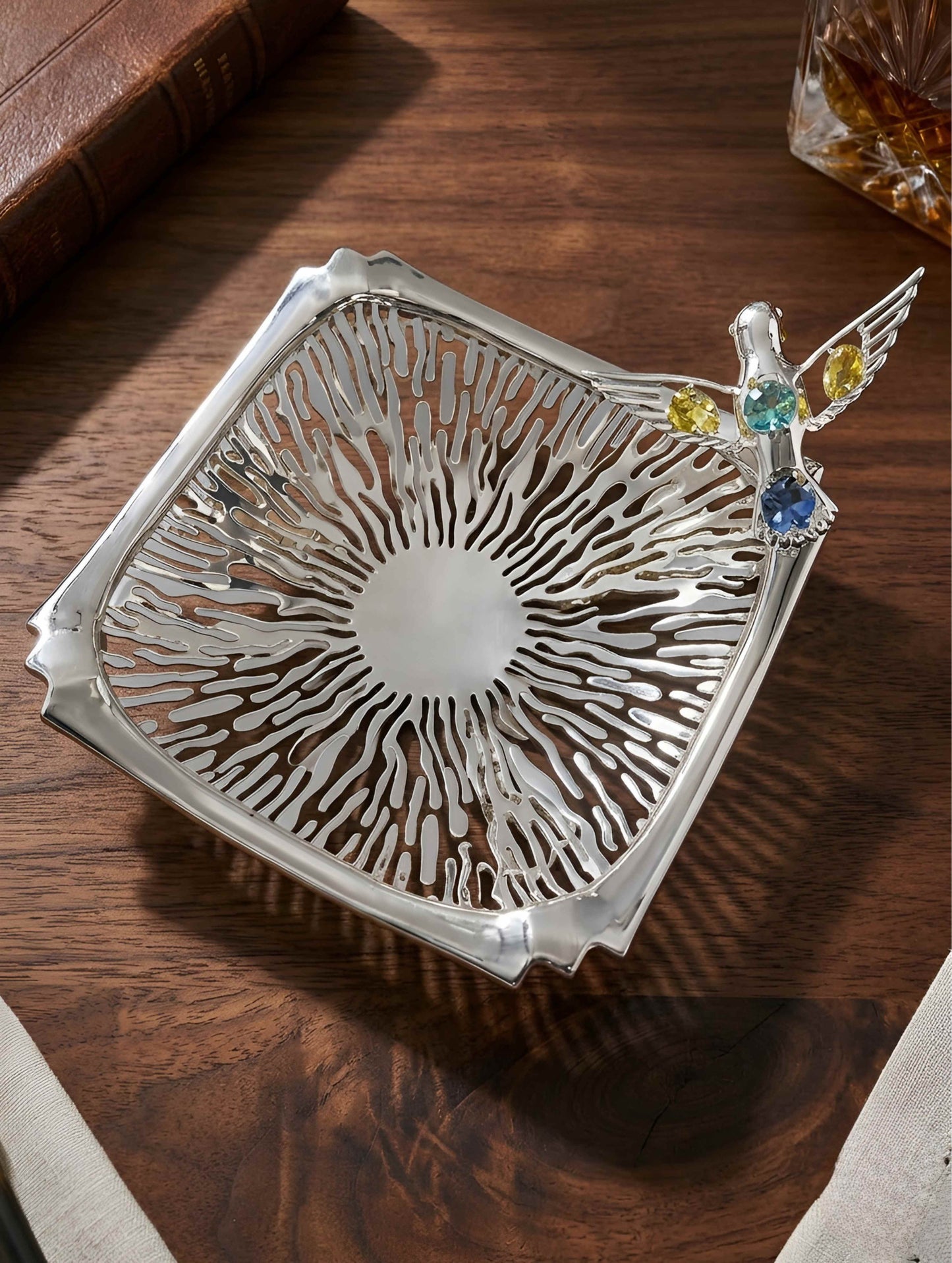 Radiant Bird Platter