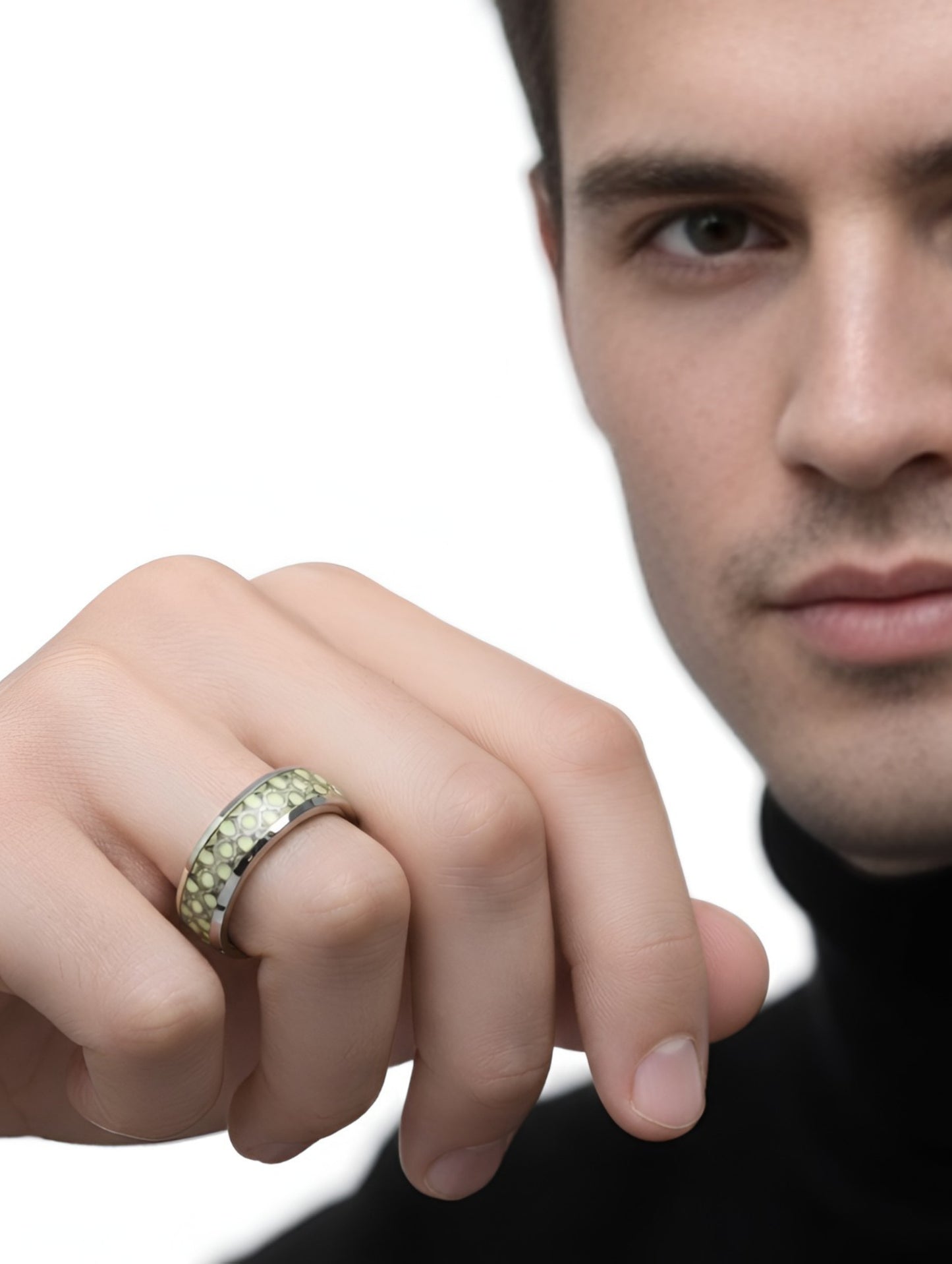 NOVA STRIPE GENTS RING