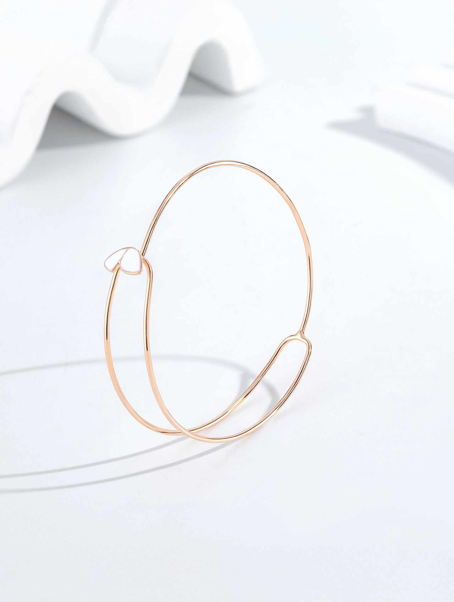 Rose Aura Open Bracelet
