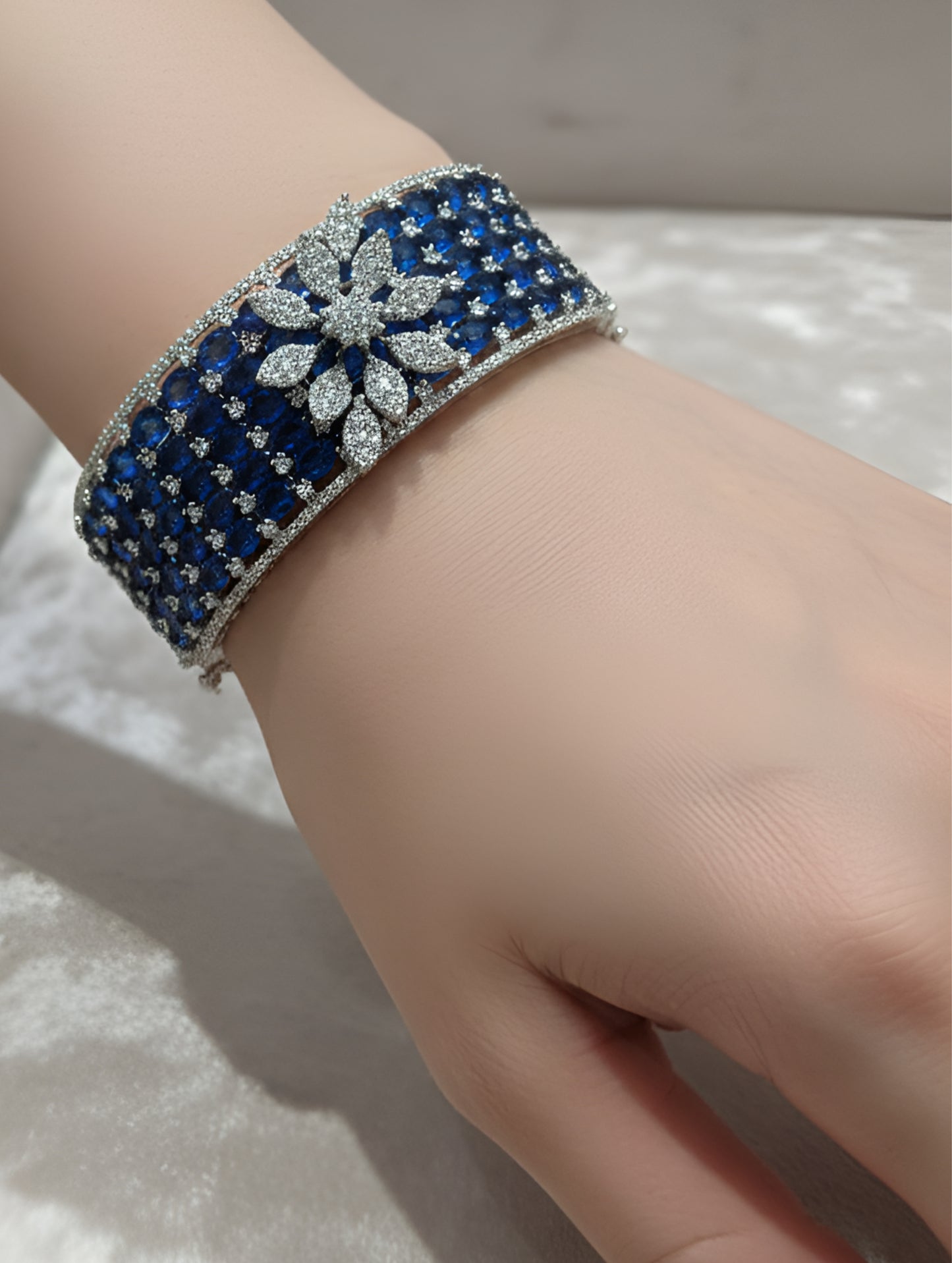 Premium  Azure Blossom Bracelet