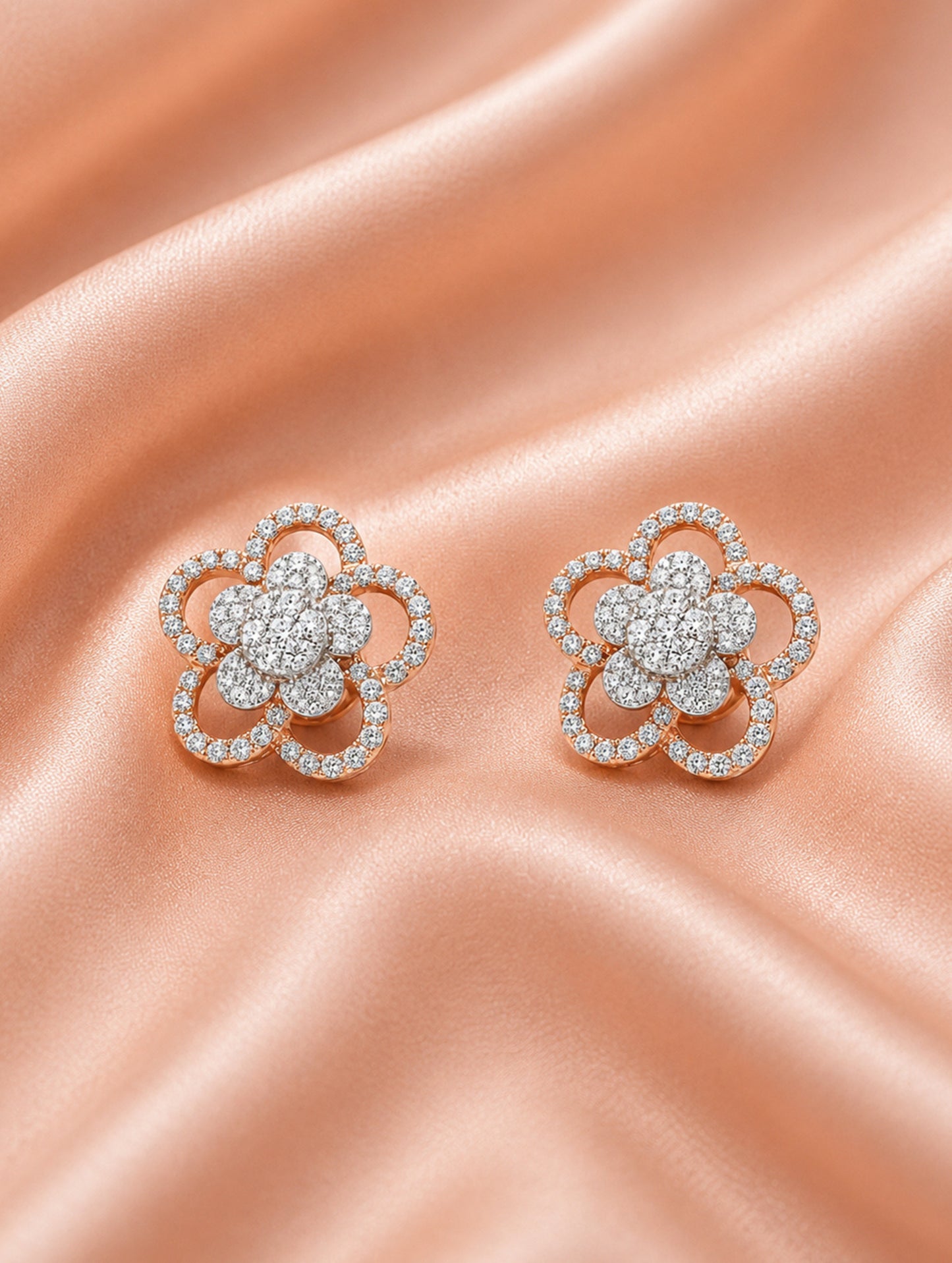 Celestial Bloom Stud Earrings