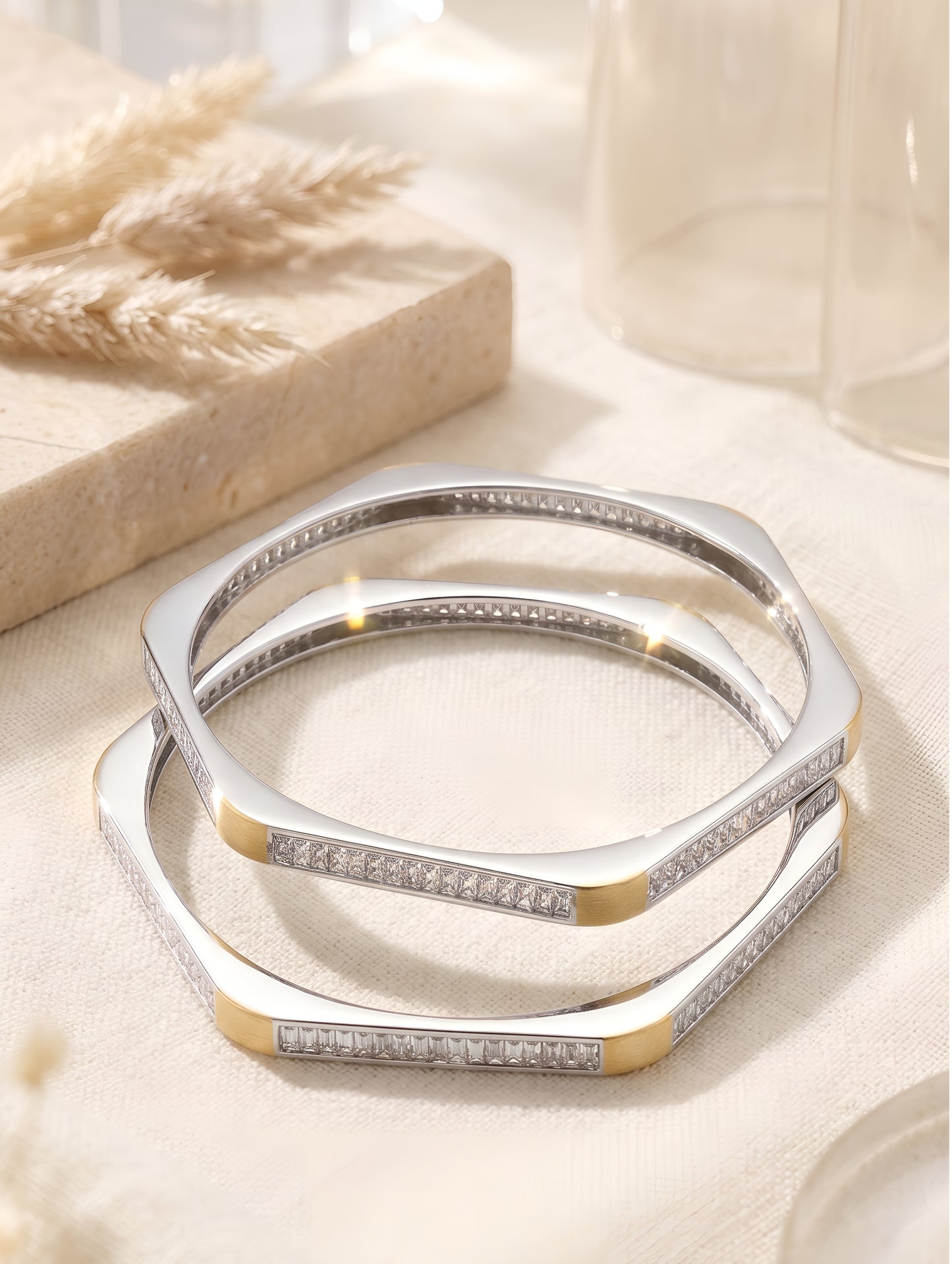 Celestial Edge Duo Bangles