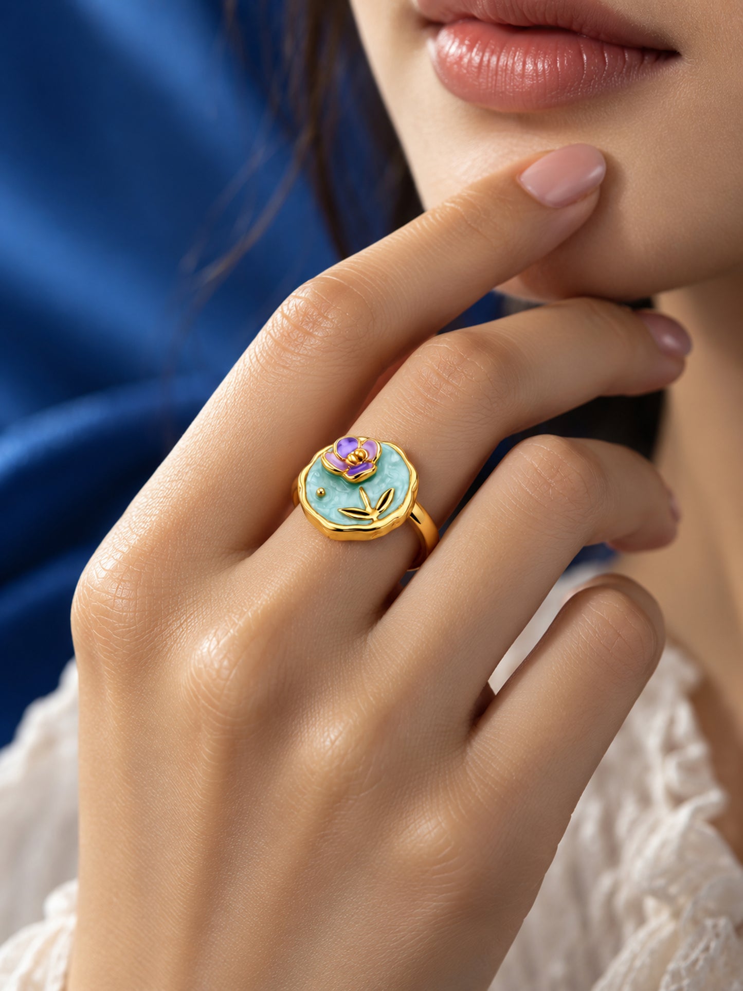 Golden Flora Ring