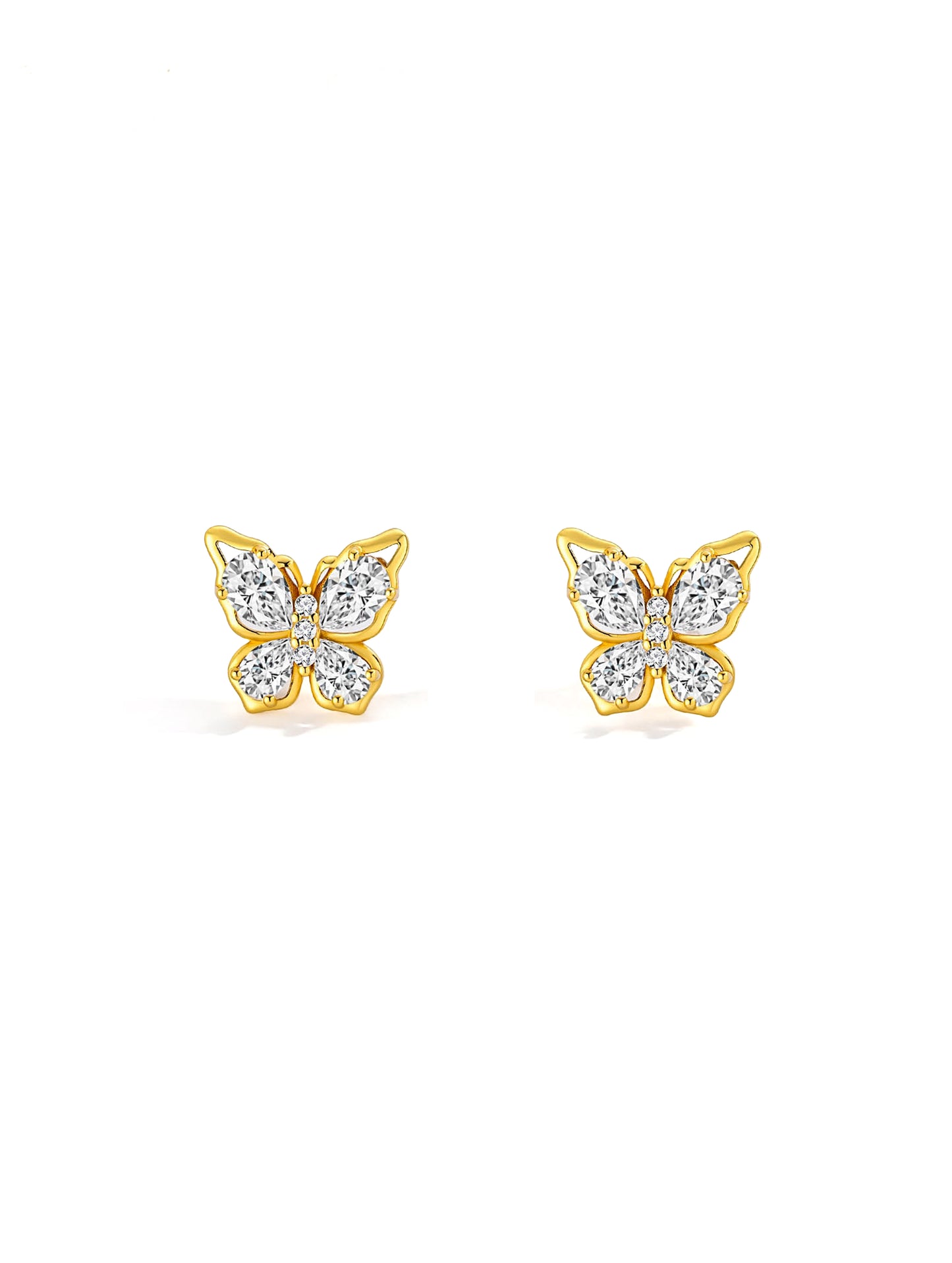 GOLDEN BUTTERFLY SPARK EARRINGS