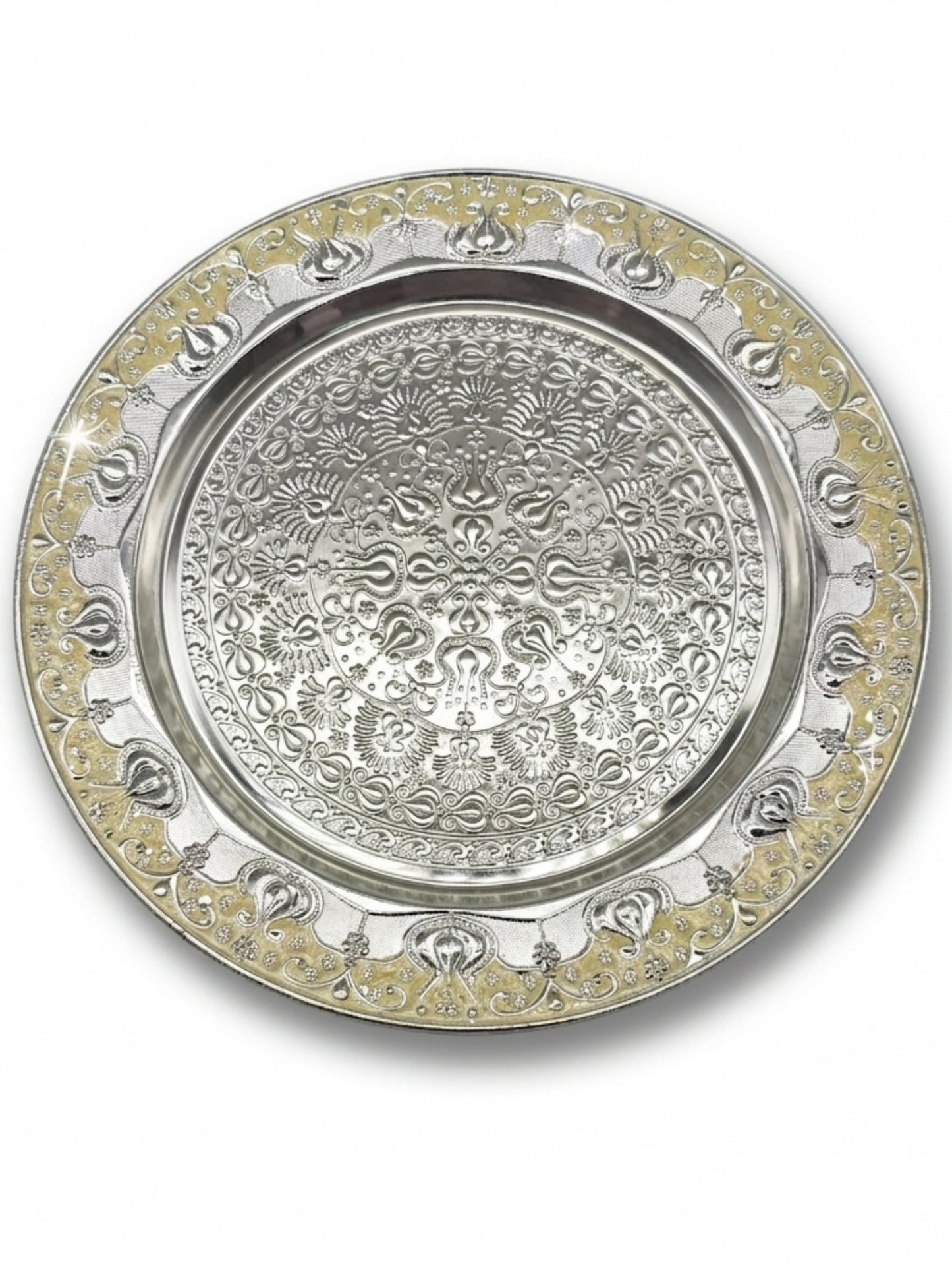 Ornate Ottoman Silver Tray