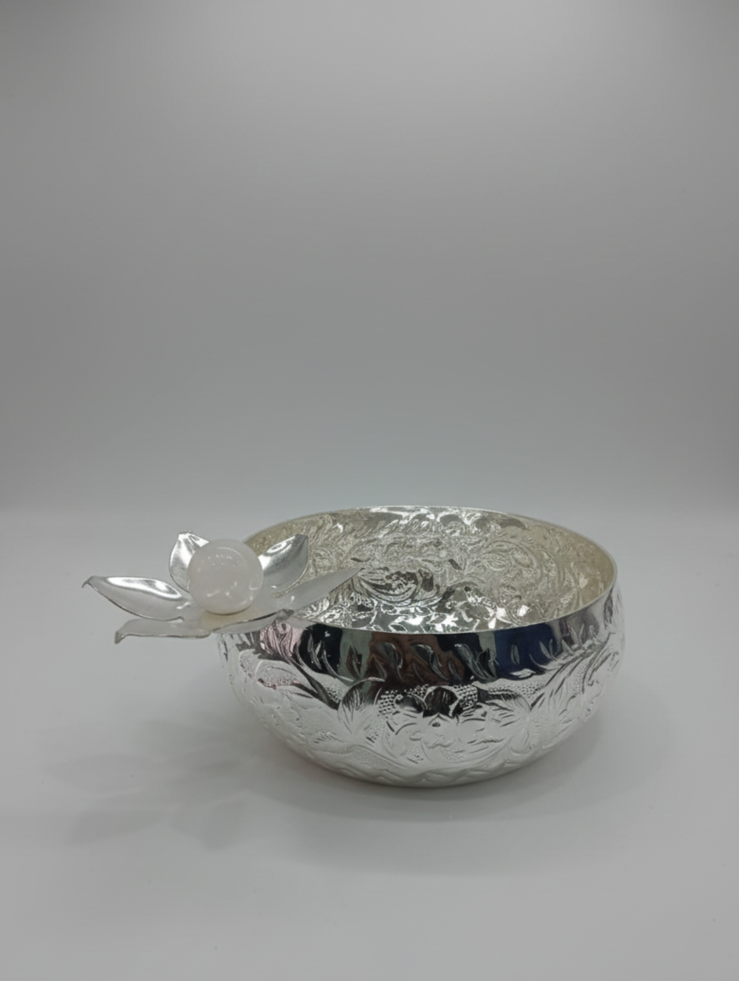 Royal Lotus Silver Coated Bowl