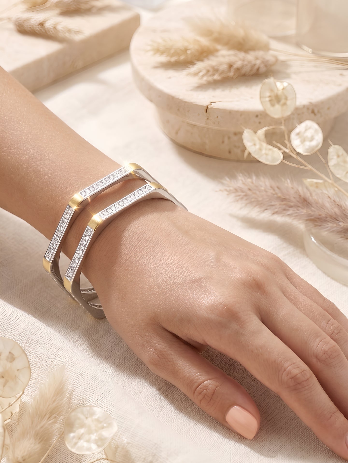 Celestial Edge Duo Bangles
