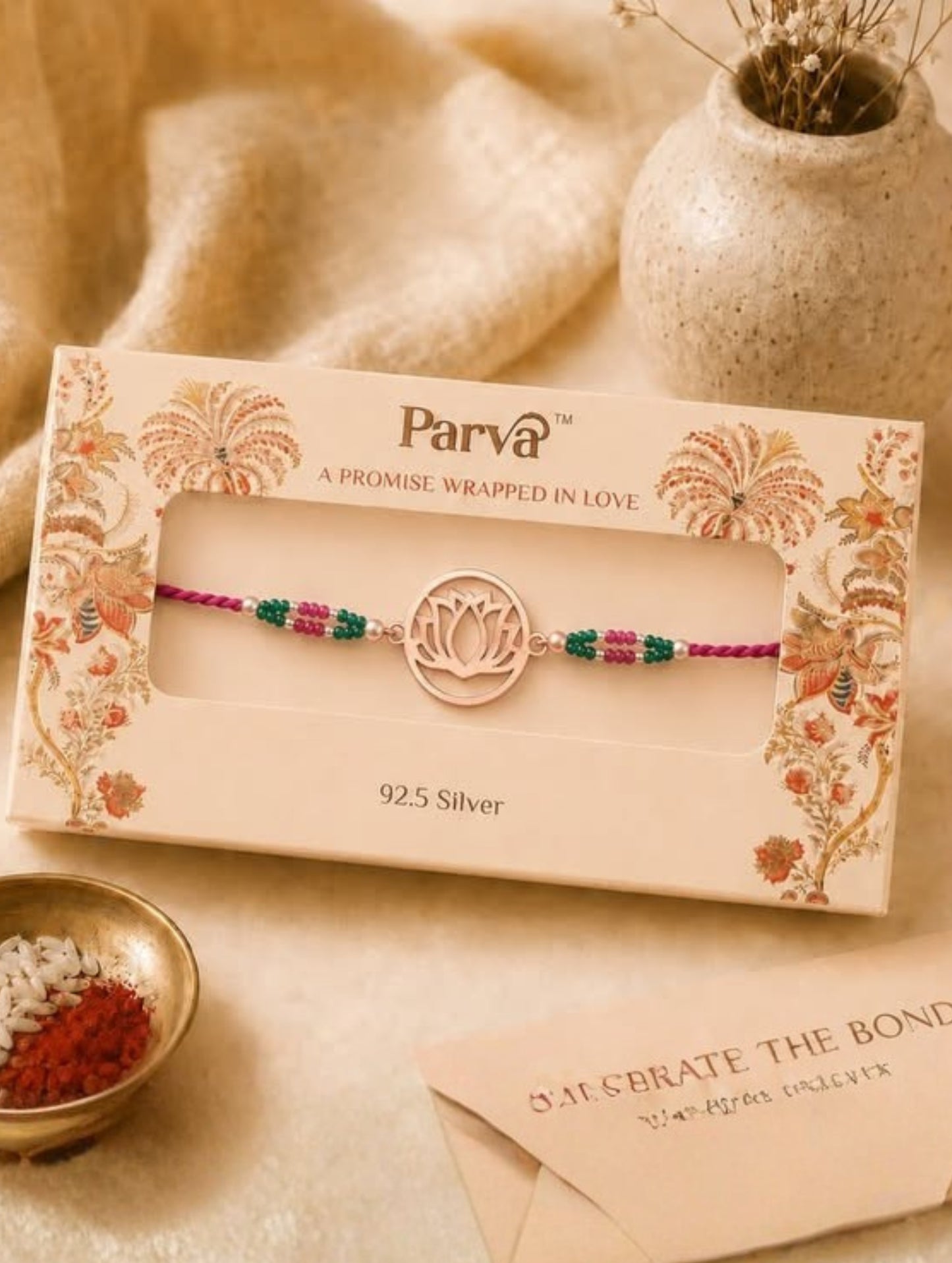 DIVINE LOTUS RAKHI