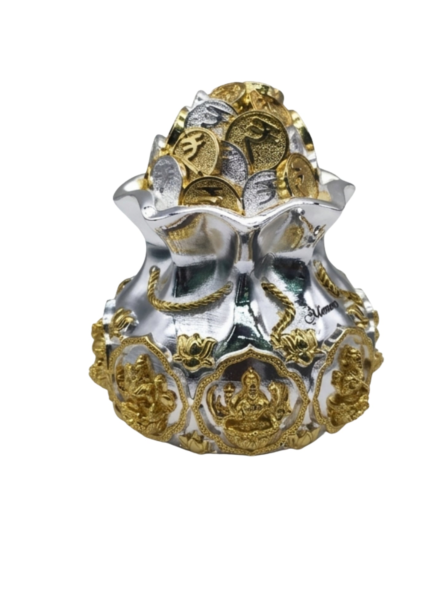 Golden Lakshmi Prosperity Pot